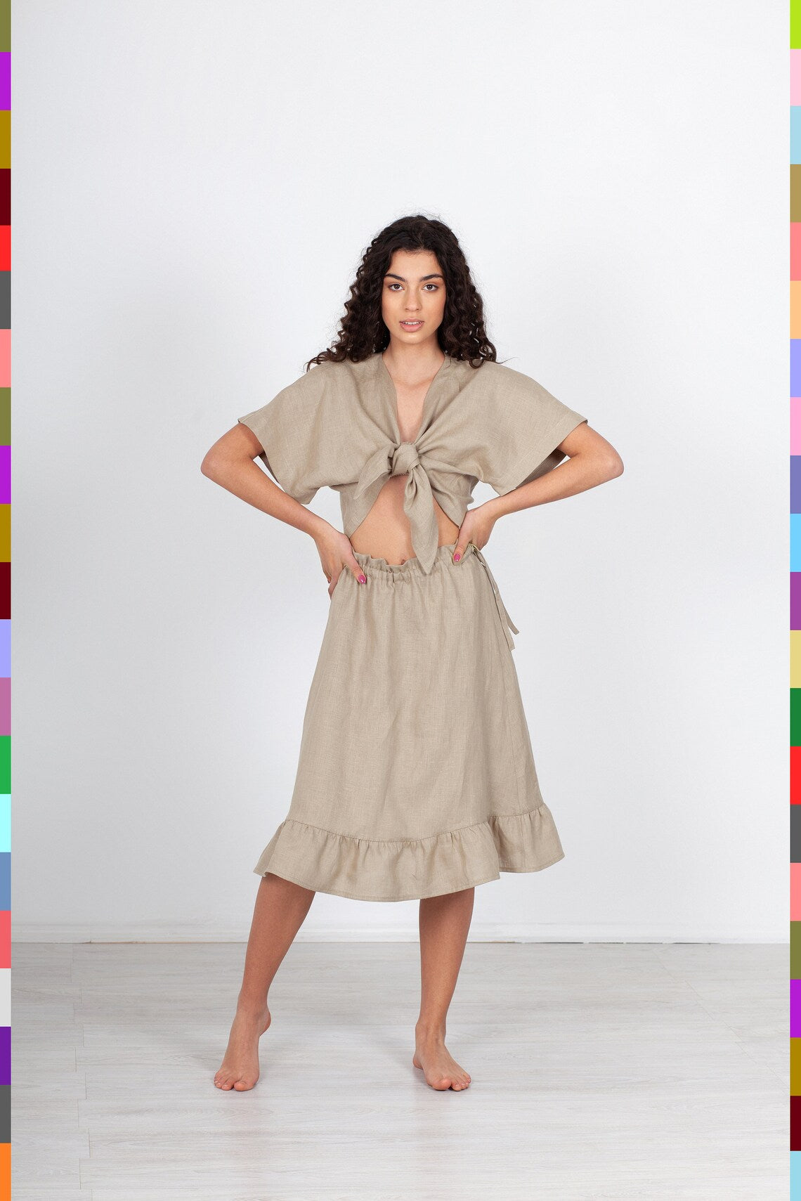 Women Skirts
Washed Linen
Soft Skirt
Soft Linen Skirt
Skirts
Ruffled Linen Skirt
Natural Skirt
Midi Skirt
Linen Skirts
Linen Midi Skirt
Flax Skirt
Beige Flax Skirt
Adjustable Waist
206