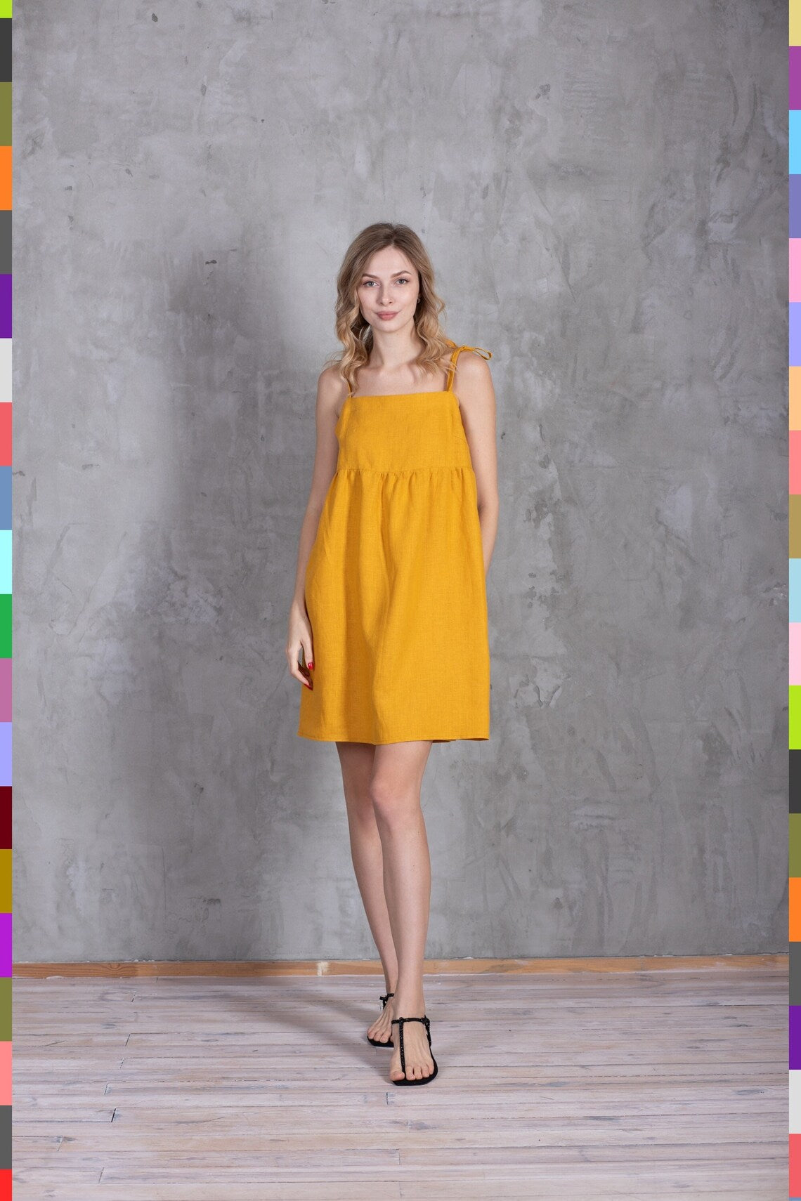 Italian linen women's dress Italian linen women's dress