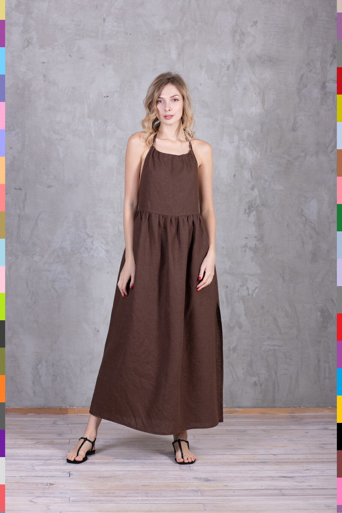 Italian linen women's dress Italian linen women's dress