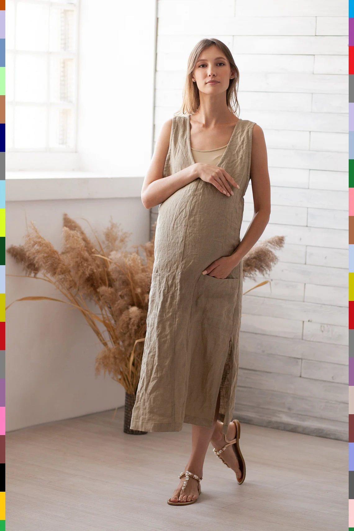 Italian linen women's dress Italian linen women's dress