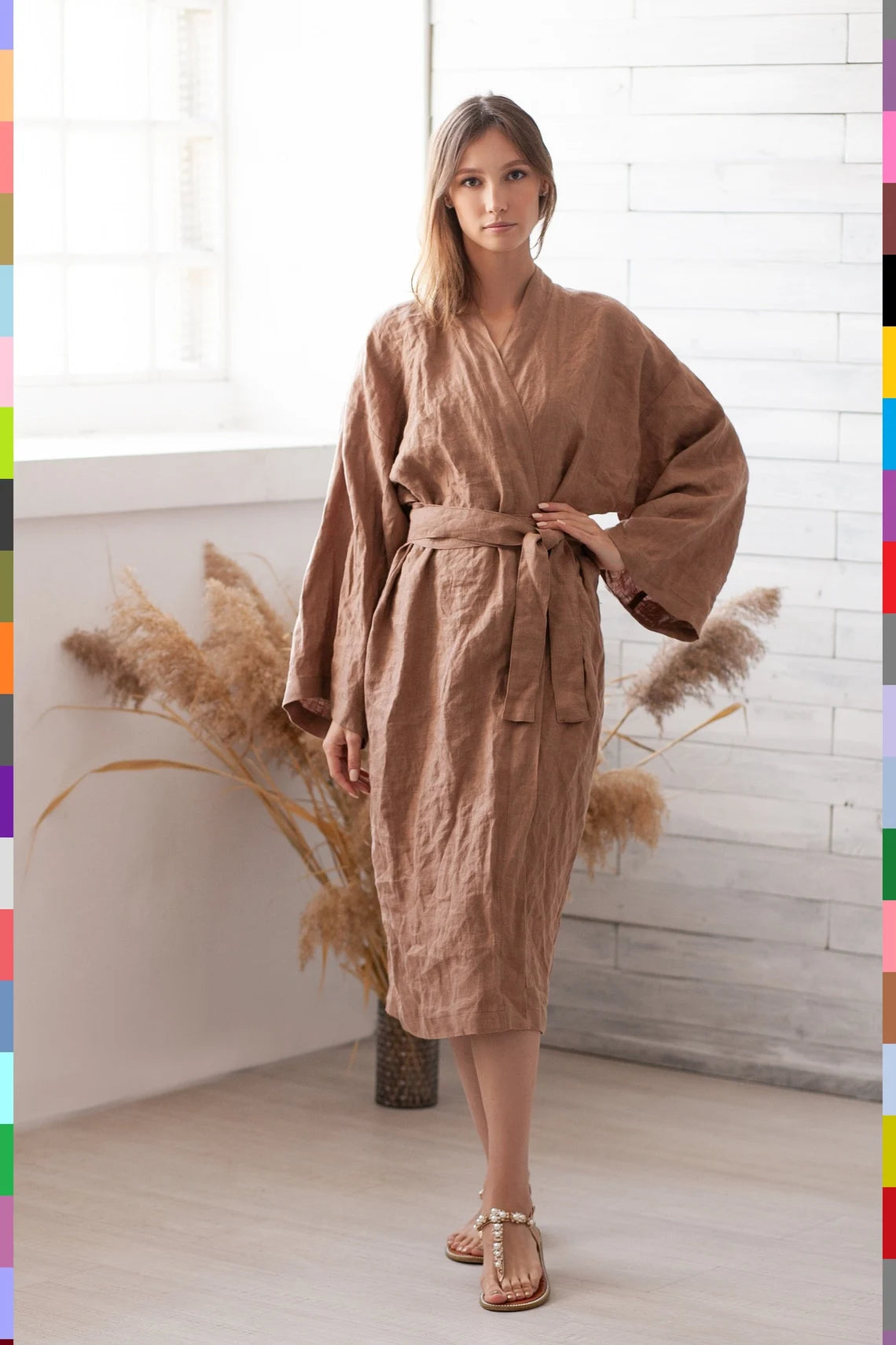 Women Linen Robes
Wedding Robe
Summer Robe
Robe For Women
Pure Linen
Linen Robe
Linen Loungewear
Kimono Dress
Italian Robe
Handmade Linen Robe
Custom Robes
Coats & Robes
Brown Linen Robe
Bathrobe Homewear
152