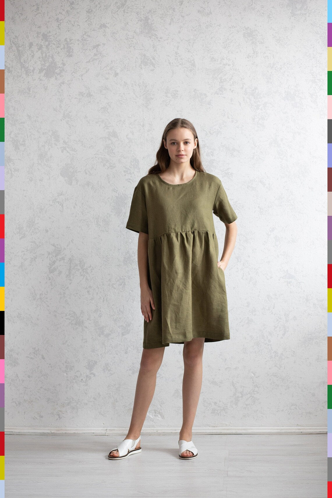 Italian linen women's dress Italian linen women's dress