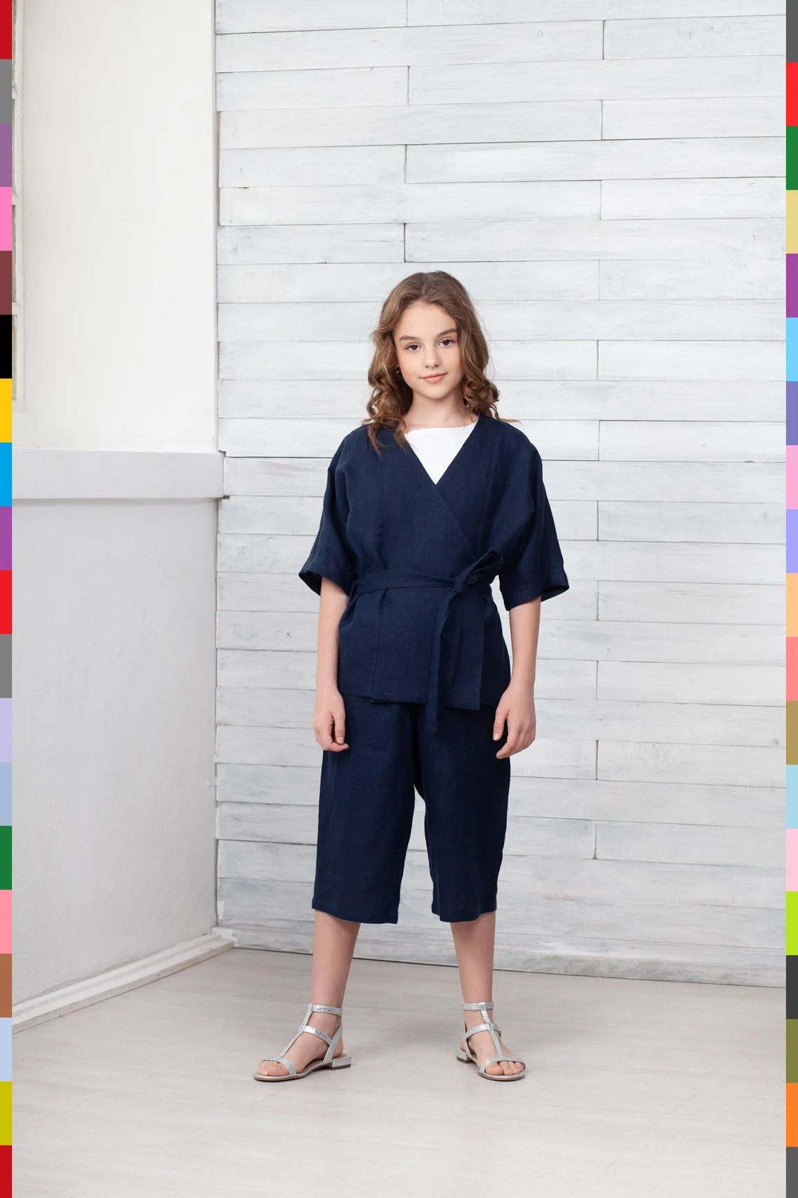 Summer Kids Kimono
Kids Linen Robe
Kids Flax Robes
Kids Linen Kimonos
Flax Kids Costume
Girl Linen Kimono
Linen Kimono Kids
Kids Flax Suits
Jacket With Shorts
Linen Bathrobe
Navy Blue Kids Set
Girls Flax Suit
Childrens Costume