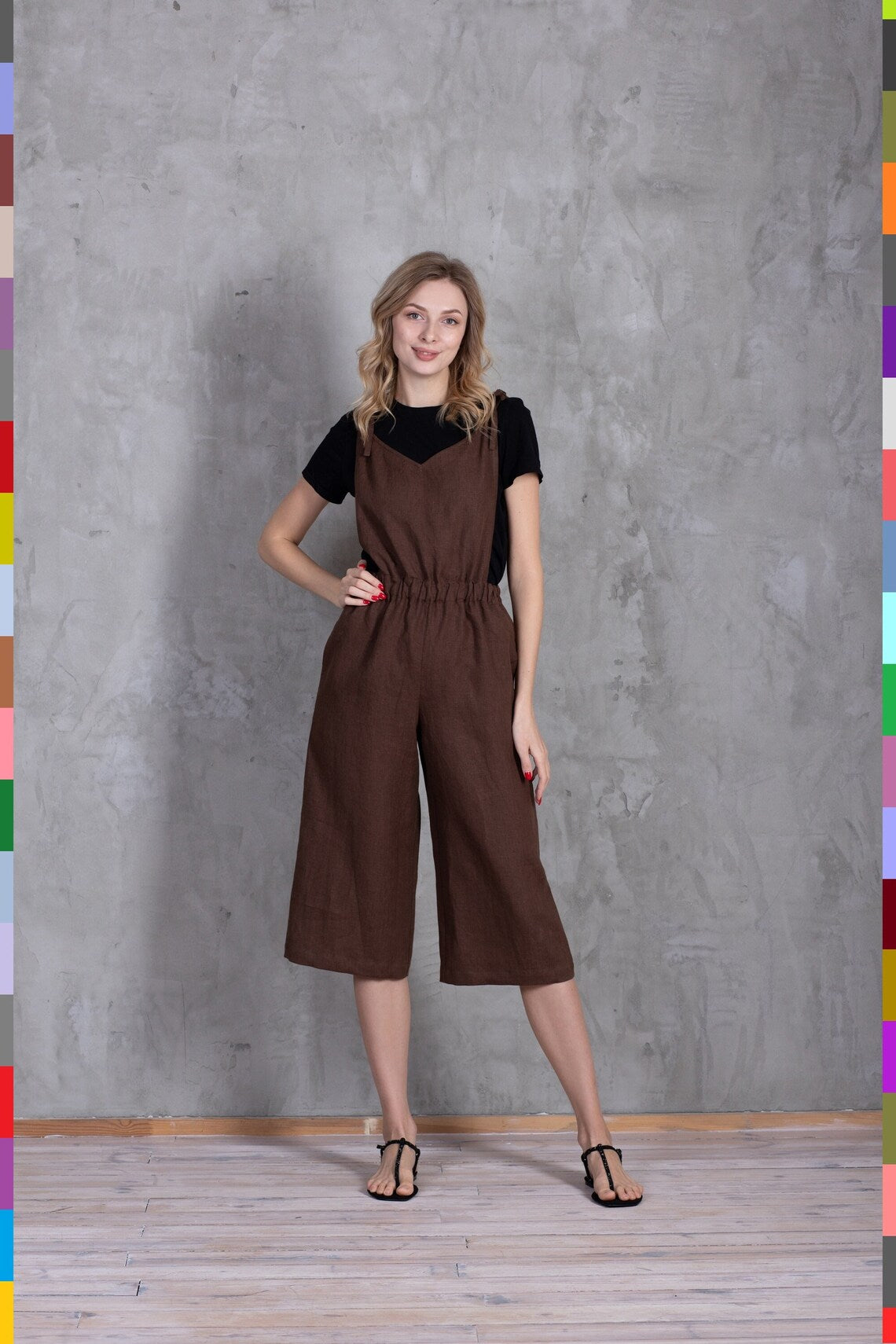 Pure Linen Jumpsuit
Loose Linen Jumpsuit
Linen Rompers
Linen Playsuit
Linen Overalls
Linen Clothes
Jumpsuits
Flax Jumpsuits
Flax Jumpsuit
Cropped Jumper
Chocolate Playsuit
Chocolate Jumper
Casual Romper
680