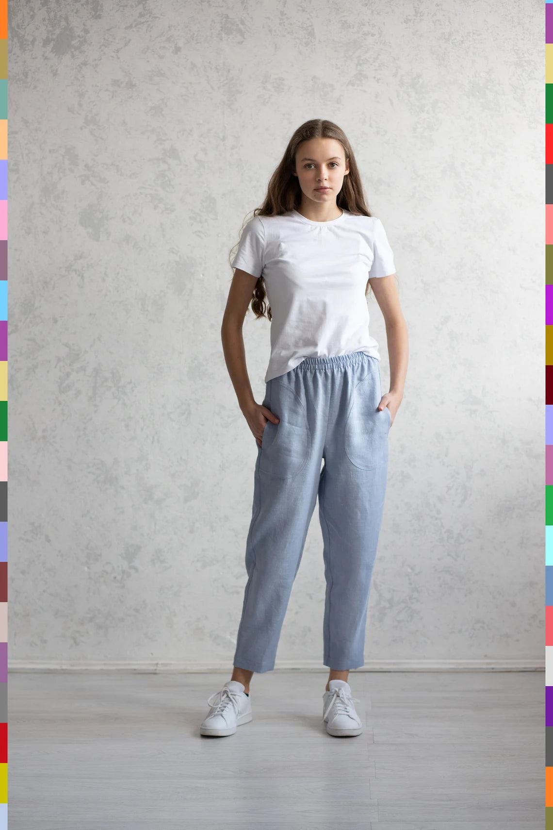 Wrinkle Linen Pants
Women Trousers
Women Linen Trousers
Woman Pants
Woman Linen Pants
Summer Linen Pants
Spring Pants
Slack Linen Pants
Pants & Shorts
Linen Trousers
Linen Pants
Gray Light Pants
Elastic Waistband
Classic Linen Pants
704