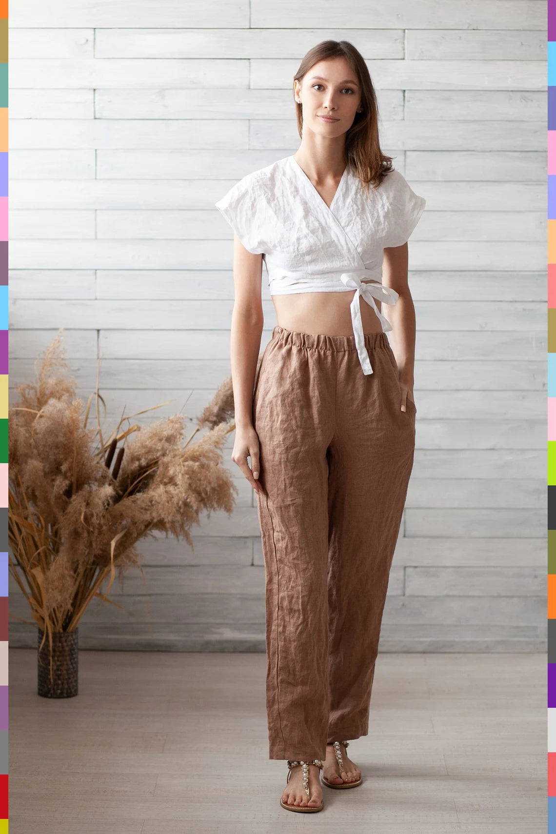 Wrinkle Linen Pants
Woman Linen Pants
Spring Pants
Soft Linen Pants
Pants & Shorts
Pants
Organic Pants
Linen Trousers
Linen Pants
Linen Bottoms
Italian Pants
Comfy Linen Trousers
Brown Linen Pants
101