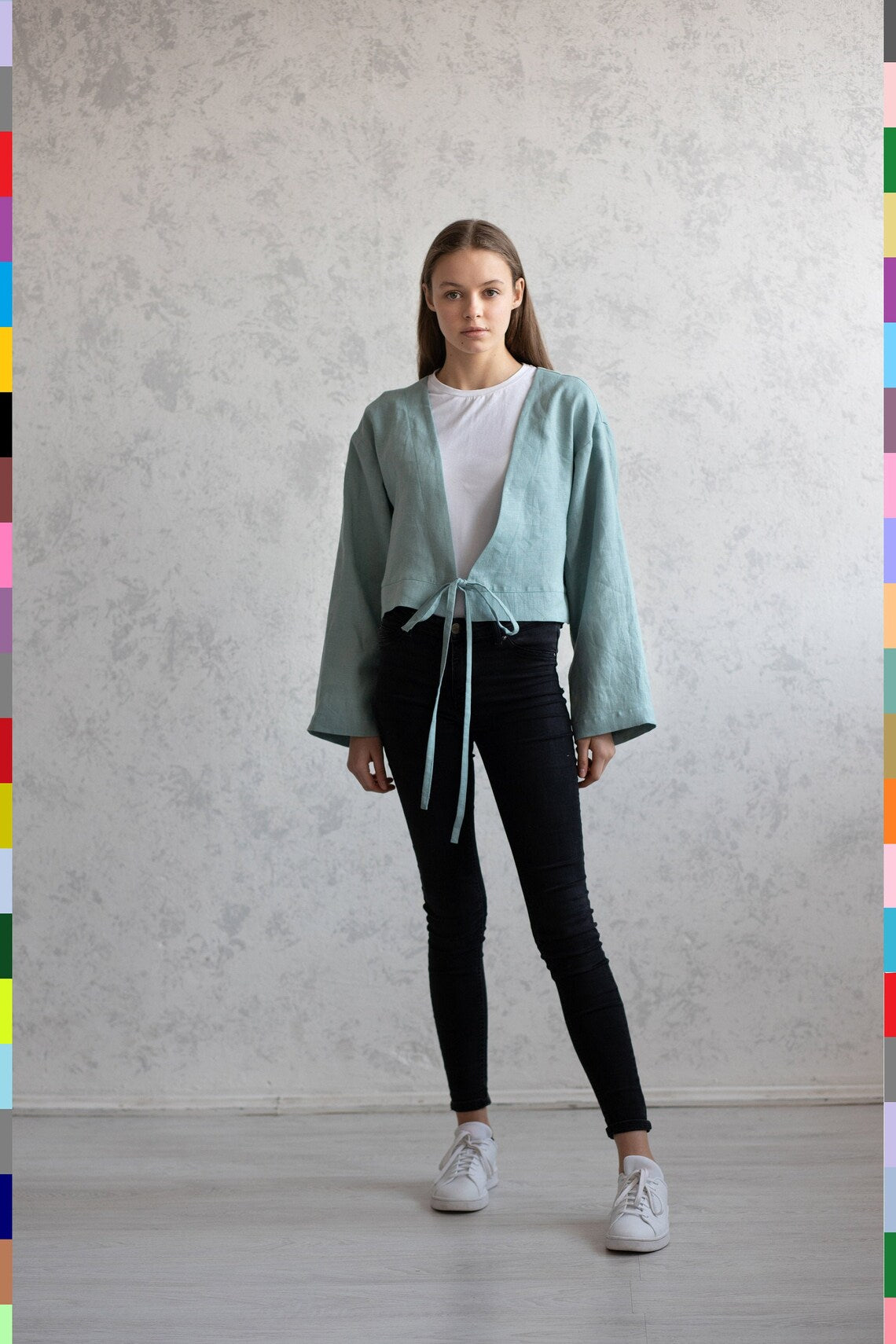 Woman Linen Top
Linen Tops
Linen Wrap Tops
Linen Blouse
Linen Kimono Shirt
Linen Shirt
Blue Women Top
Linen Crop Tops
Linen Open Top
Long Sleeve Blouse
Cropped Linen Blouse
Linen Shirts
Linen Tie Front Top