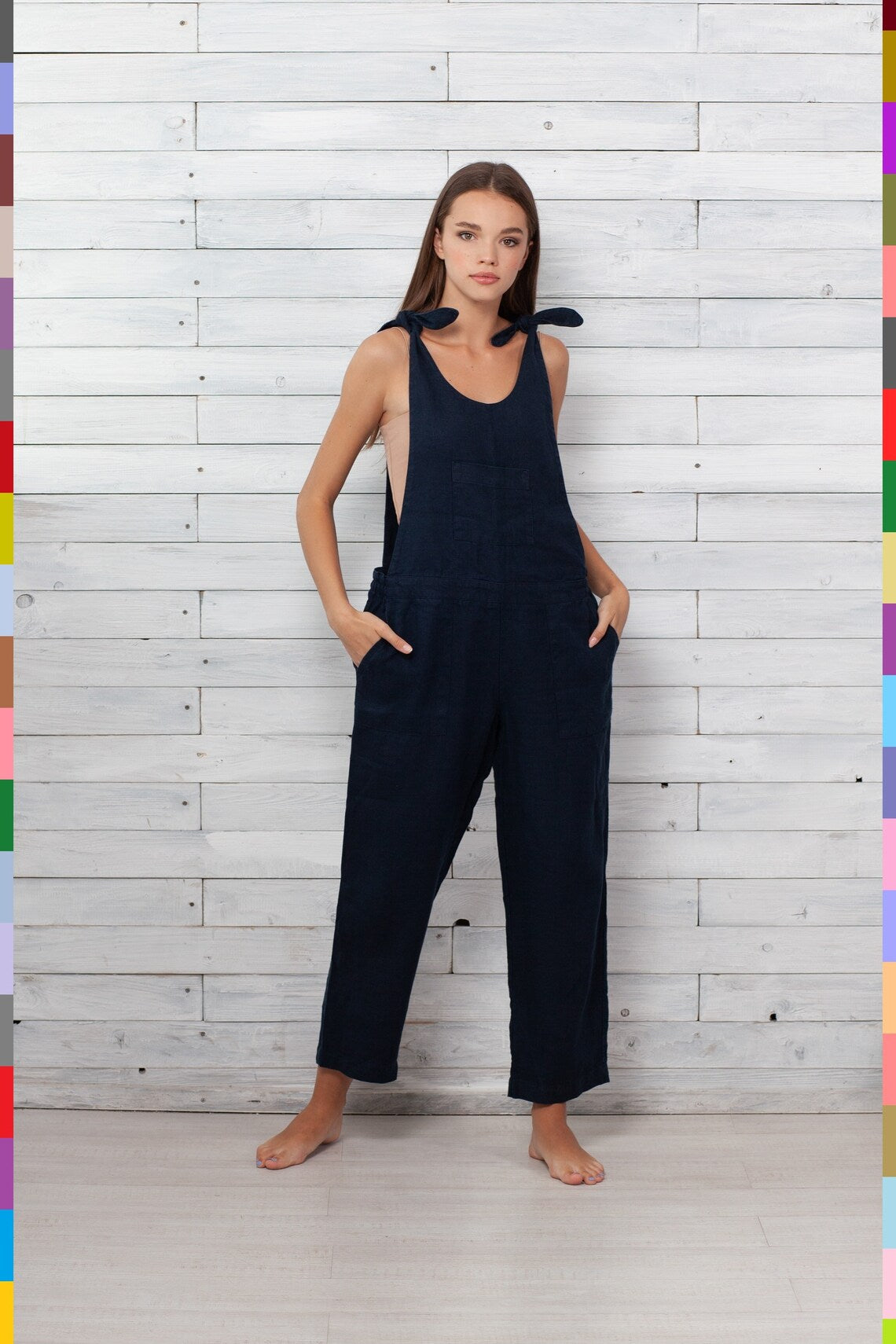 Washed Linen
Navy Flax Jumpsuit
Linen Rompers
Linen Romper
Linen Playsuit
Linen Overalls
Linen Jumpsuit
Linen Dungarees
Kimono Jumpsuit
Jumpsuits
Flax Jumpsuits
Cropped Playsuit
Blue Flax Overall
504