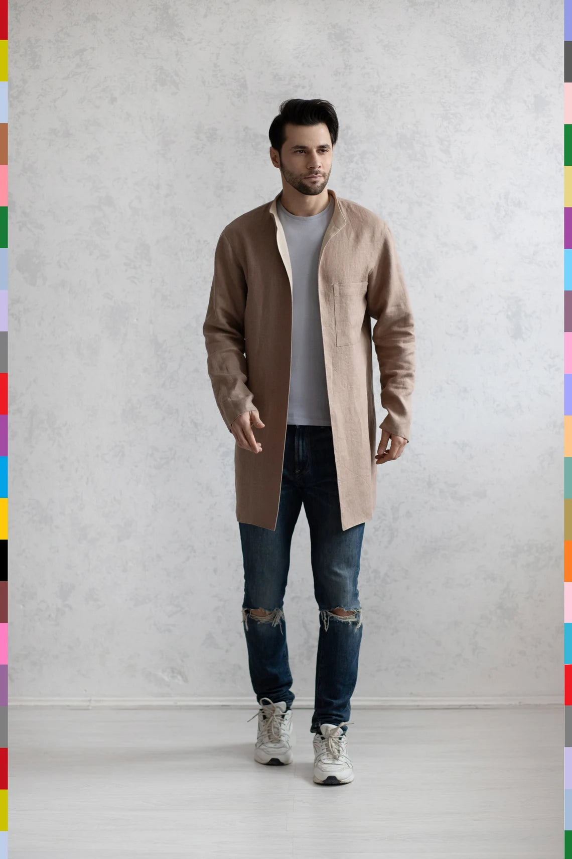 Linen Men Coat
Linen Men Jacket
Flax Men Coat
Men's Linen Coats
Linen Jacket For Men
Double-faced Coat
Double-sided Coat
Double Sided Coat
Double Faced Coat
Men Double Coat
Men's Double Coats
Double Side Coats
Linen Double Coat