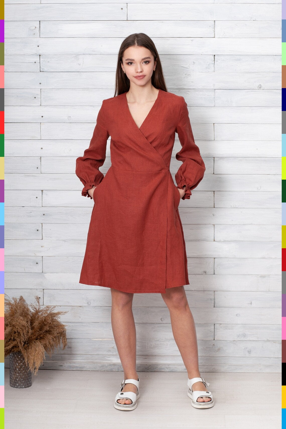 Italian linen women's dress Italian linen women's dress