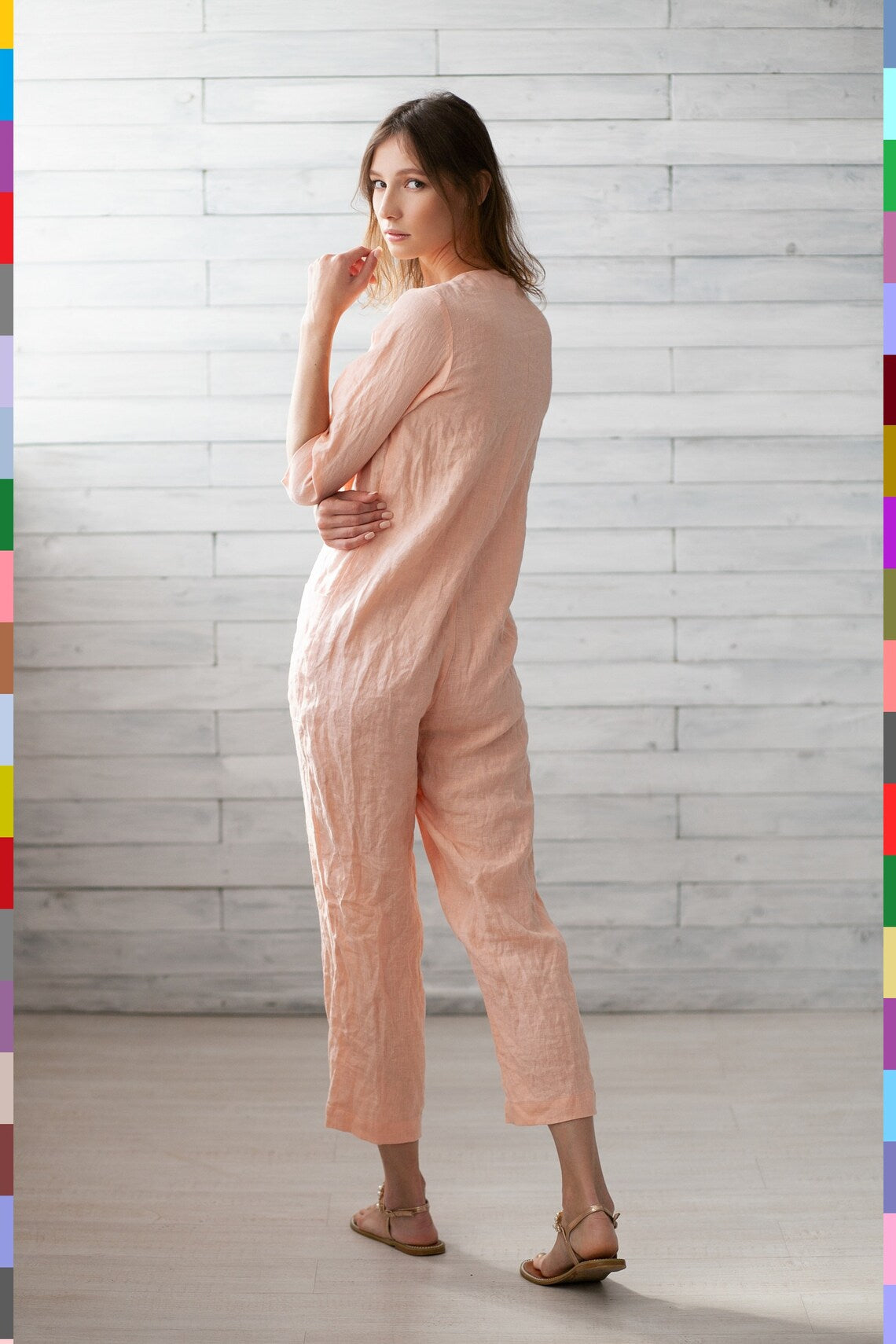 Women Linen Romper
Salmon Overall
Pink Linen Jumpsuit
Linen Wrap Jumpsuit
Linen Playsuit
Linen Midi Dress
Linen Jumpsuit
Linen Clothes
Jumpsuits
Italian Linen Romper
Front Zipper Jumper
Flax Overalls
Flax Jumpsuit
Flax Costumes
175