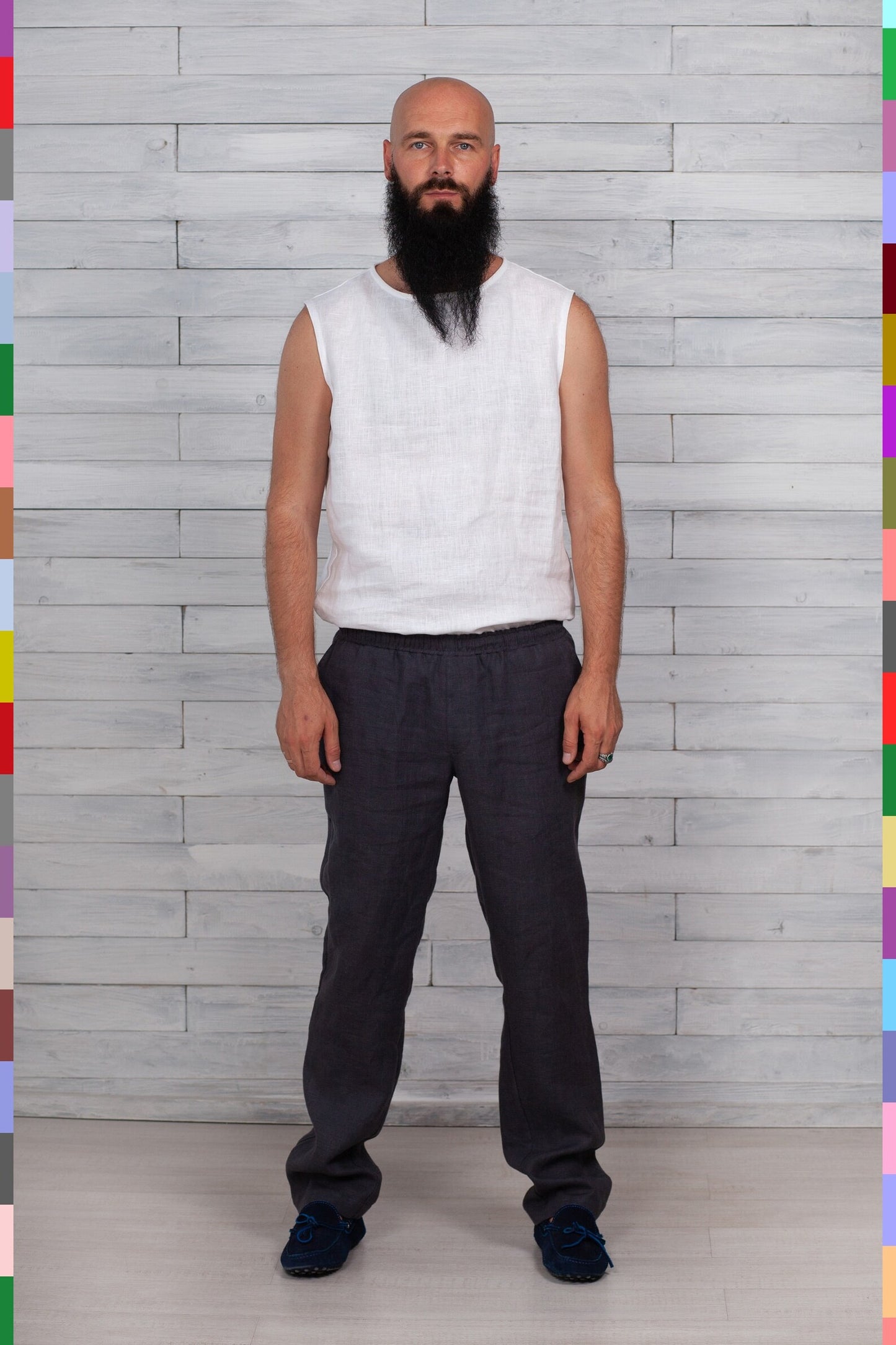 Summer Men Pants
Smart Casual For Men
Men's Linen Capris
Men Capri Pants
Men Bottoms
Loose Fit Pants
Linen Outfits
Linen Men's Pants
Linen Men Trousers
Linen Men Pants
Linen Bottoms
Linen
Light Men Pants
Flax Men Trousers
708