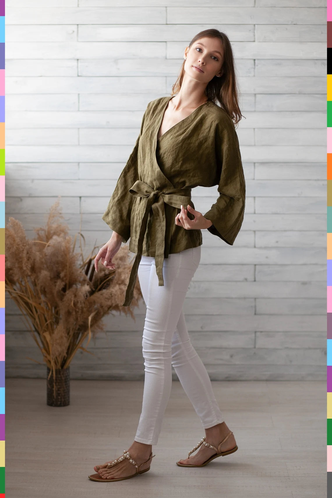 Linen Blouse
Linen Blouses
Women Blouse
Woman Blouse
Women Blouses
Spring Blouses
Summer Blouses
Pure Linen Blouse
Italian Blouse
Custom Blouse
Flax Wrap Top
Linen Top
Khaki Top