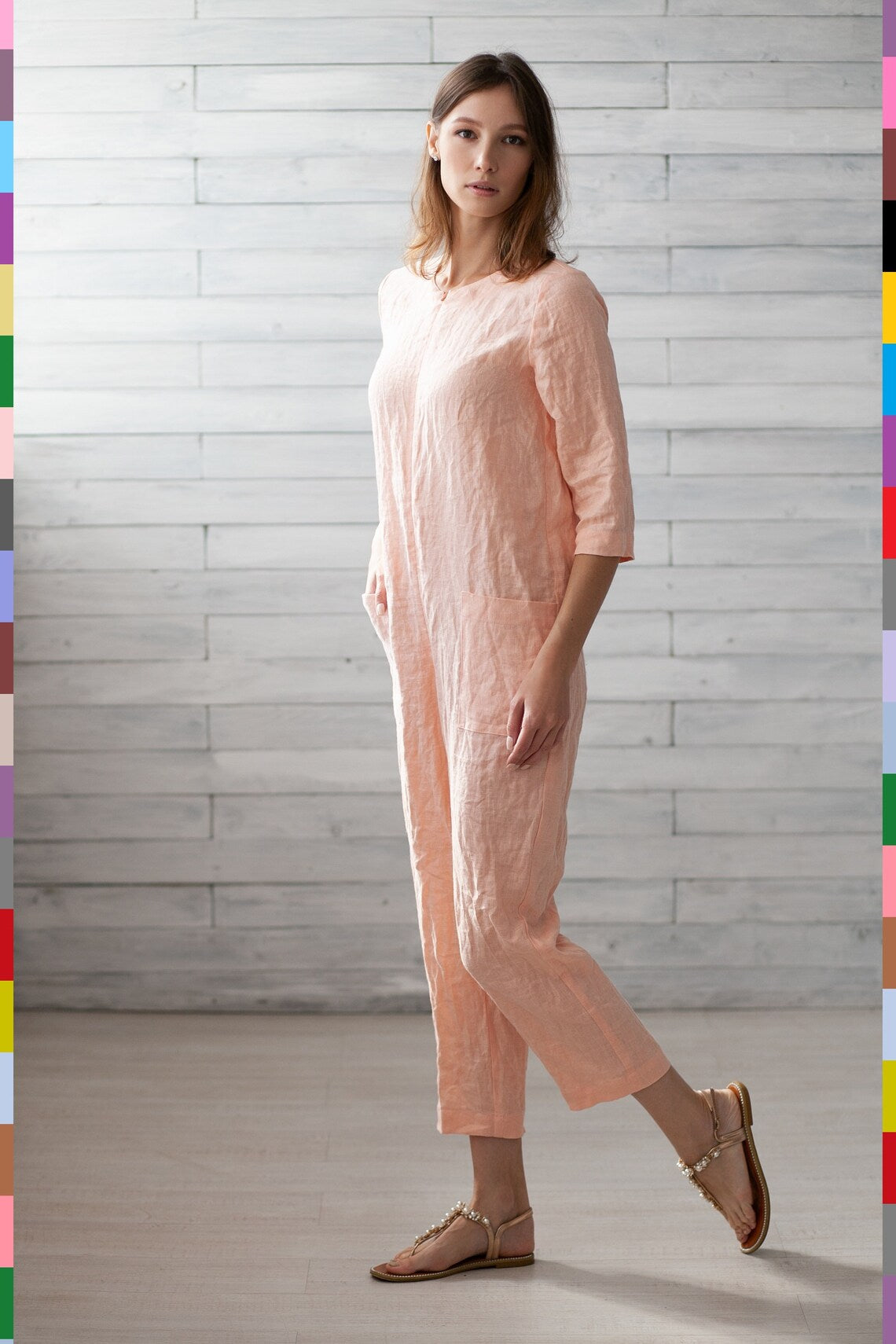Women Linen Romper
Salmon Overall
Pink Linen Jumpsuit
Linen Wrap Jumpsuit
Linen Playsuit
Linen Midi Dress
Linen Jumpsuit
Linen Clothes
Jumpsuits
Italian Linen Romper
Front Zipper Jumper
Flax Overalls
Flax Jumpsuit
Flax Costumes
175