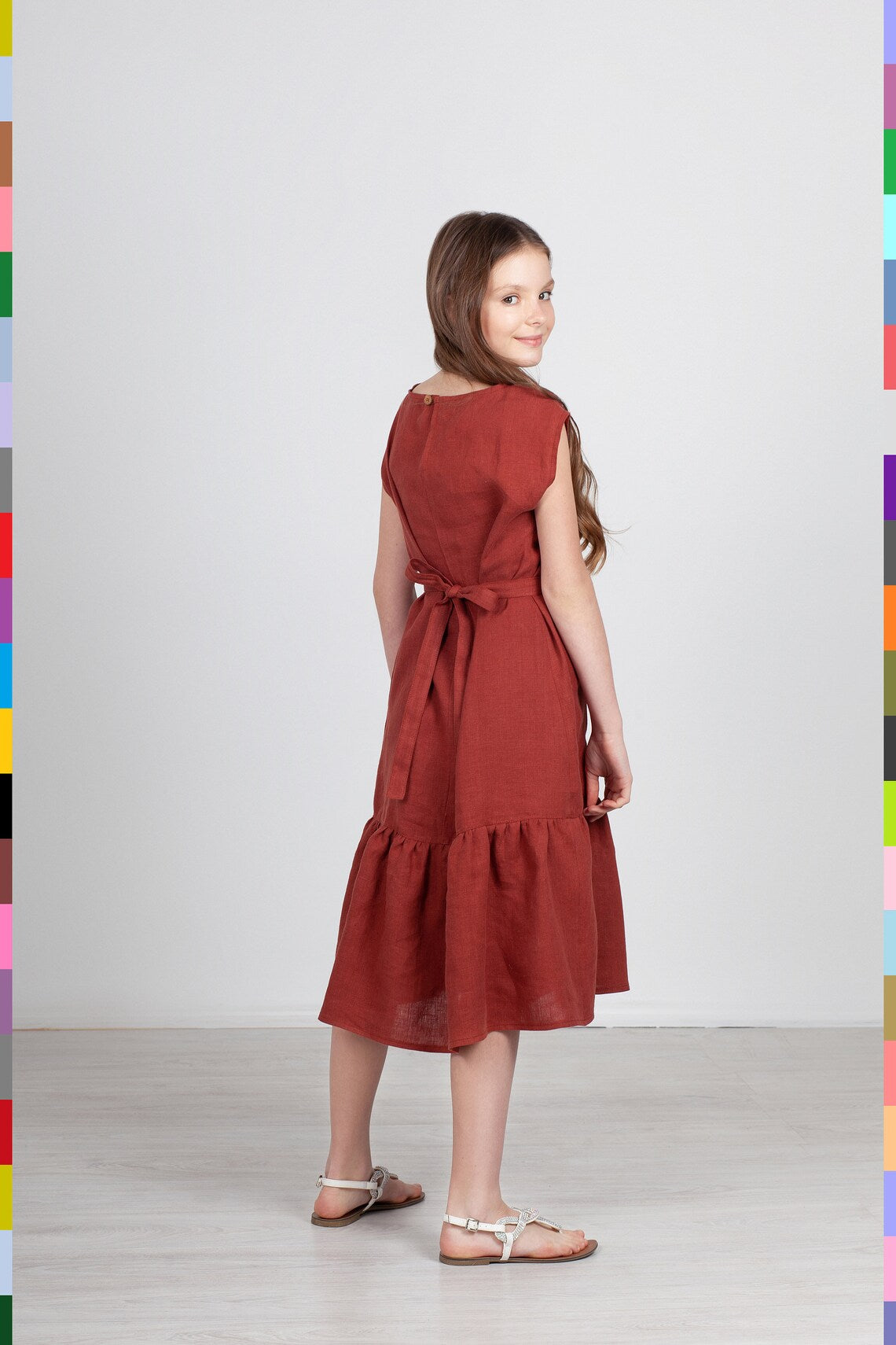 Kids Linen Dress
Girl Linen Dress
Soft Kids Dress
Long Kids Dress
Autumn Girls Gown
Terracotta Dress
Long Girls Dress
Retro Outfit
Sleeveless Dress
Retro Dress
Long Girls Dresses
Orange Girl Dress
Terracotta Linen