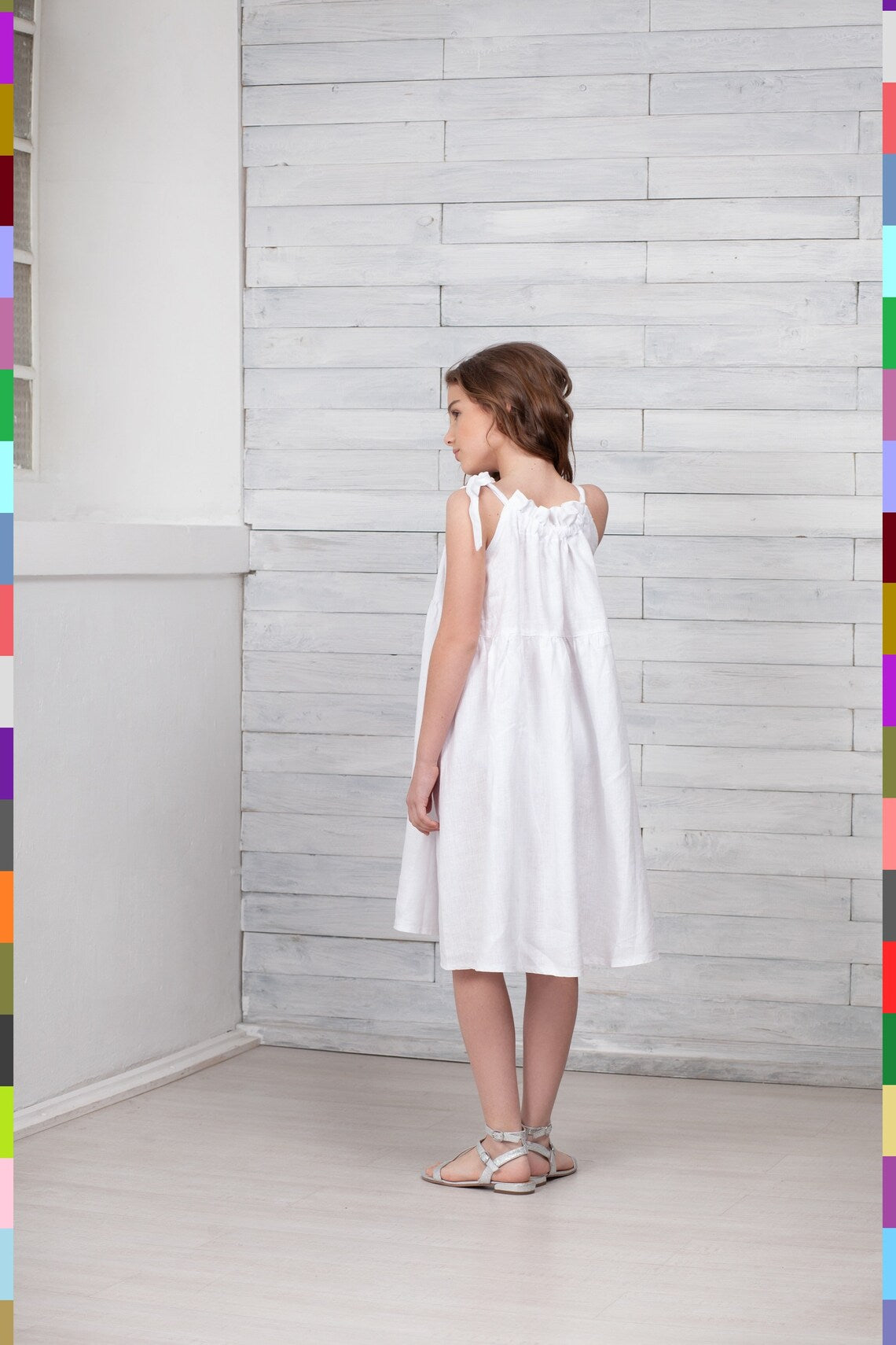 Summer Kids Dress
Flax Kids Dresses
Girl Linen Dress
Lace Girls Dress
Kids Linen Apparel
Kids Linen Wear
Flower Girl Dress
Christening Dress
Girls Flax Dress
Sleeveless Dress
Modern Girl Gown
Midi Kids Dress
White Girls Dress