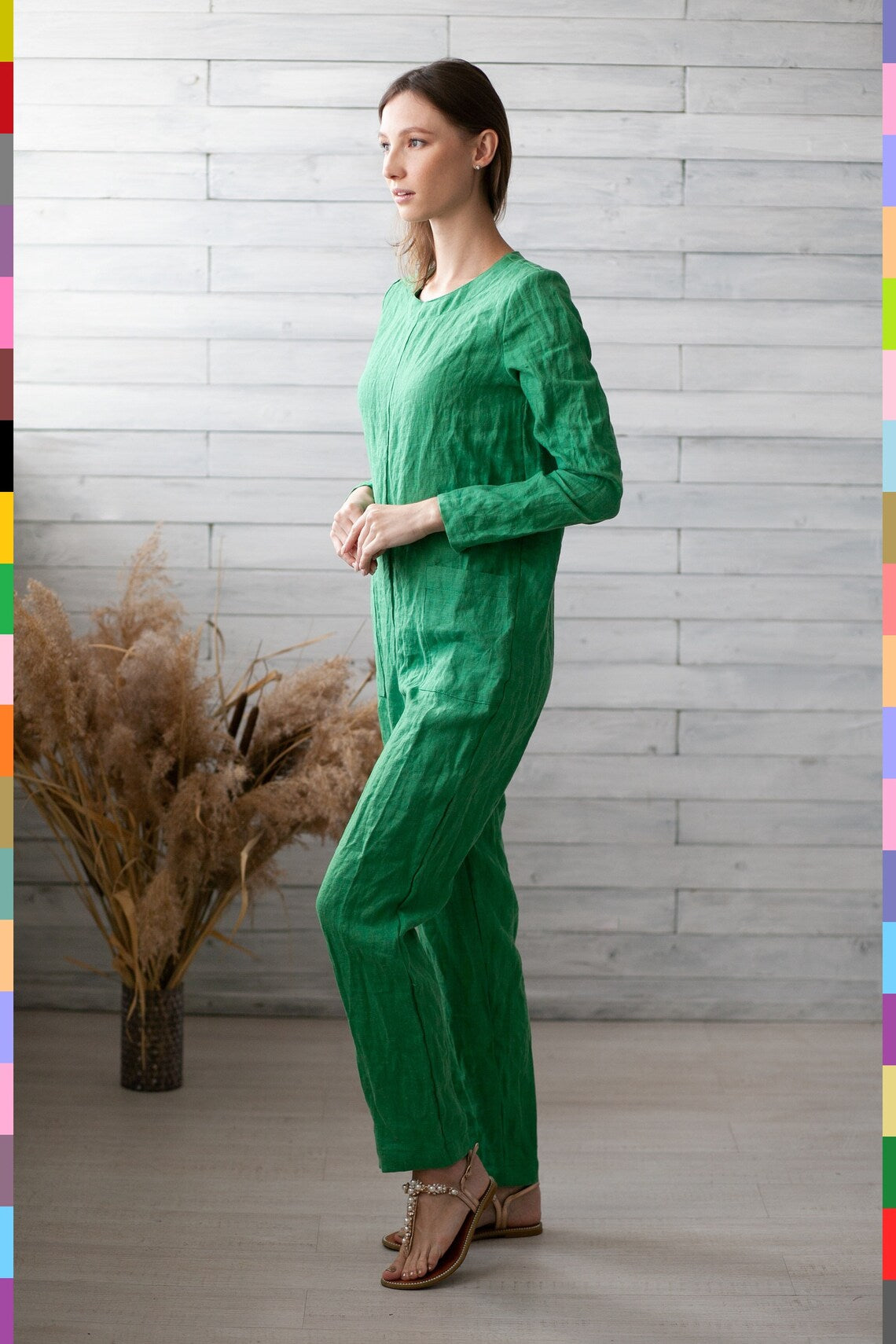 Women Overall Flax
Softest Linen
Loose Linen Jumpsuit
Linen Rompers
Linen Romper
Linen Overall
Linen Jumpsuit
Linen Clothes
Jumpsuits
Jumper With Pockets
Green Linen Jumpsuit
Flax Overalls
Flax Jumpsuit
Back Zipper Overall
176