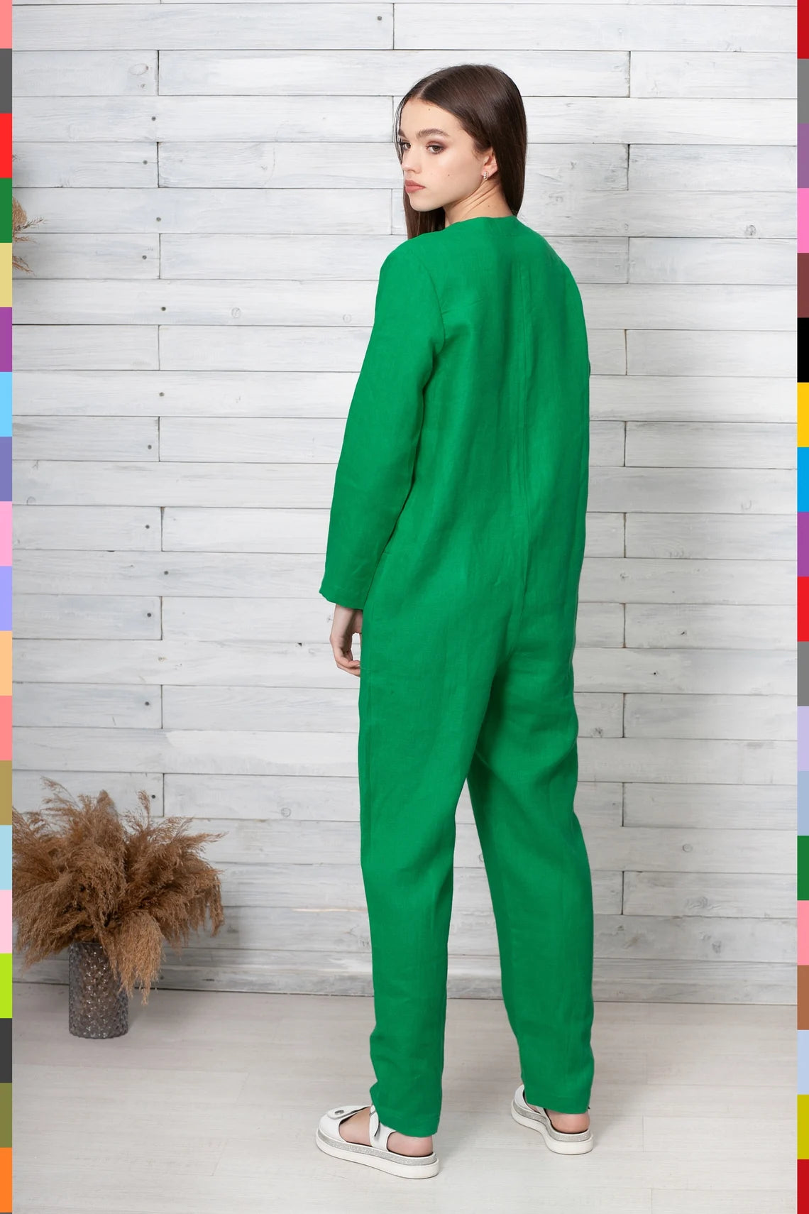 Women Gifts
Soft Linen
Loose Linen Romper
Linen Women Romper
Linen Women Clothes
Linen Romper
Linen Overall
Linen Kimono
Linen Jumpsuit
Linen Clothes
Jumpsuits
Green Linen Jumpsuit
Front Zipper Jumper
Flax Jumpsuit
169