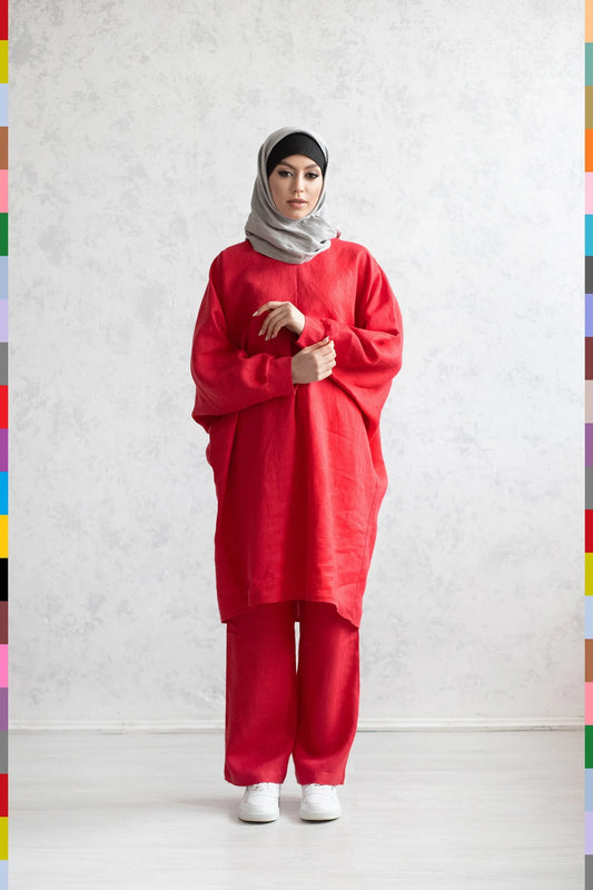 Islamic Clothes Muslim Clothes 
Abaya Costume Abaya Set 
Jilbab Costumes Jilbab Sets Linen Jilbabs Bright Abaya Color Jilbabs 
Red Abaya Muslim Costumes Flax Abayas Flax Abaya