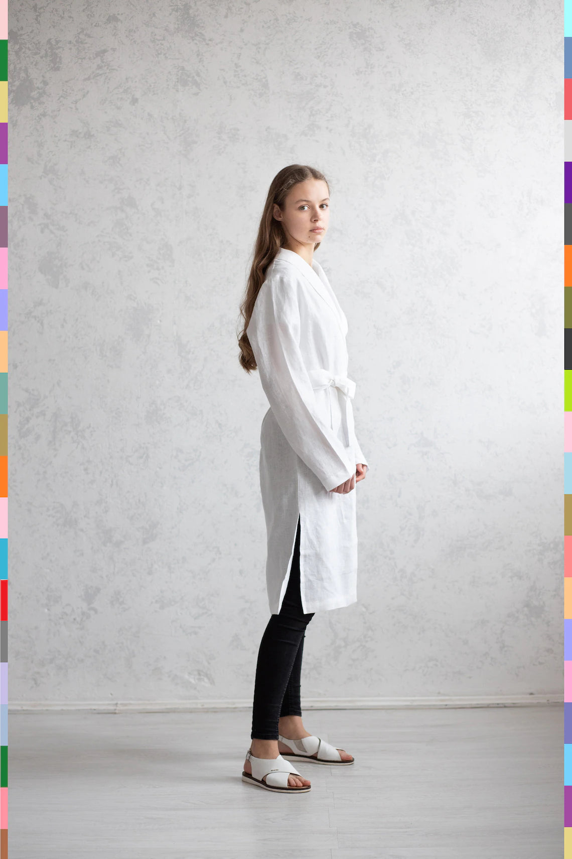 Women Linen Robes
White Linen Robe
Wedding Robe
Summer Robe
Robe With Slits
Pure Linen
Linen Robe
Linen Loungewear
Kimono Robe Women
Italian Linen Robe
Handmade Linen Robe
Custom Robes
Coats & Robes
Bathrobe Homewear
155