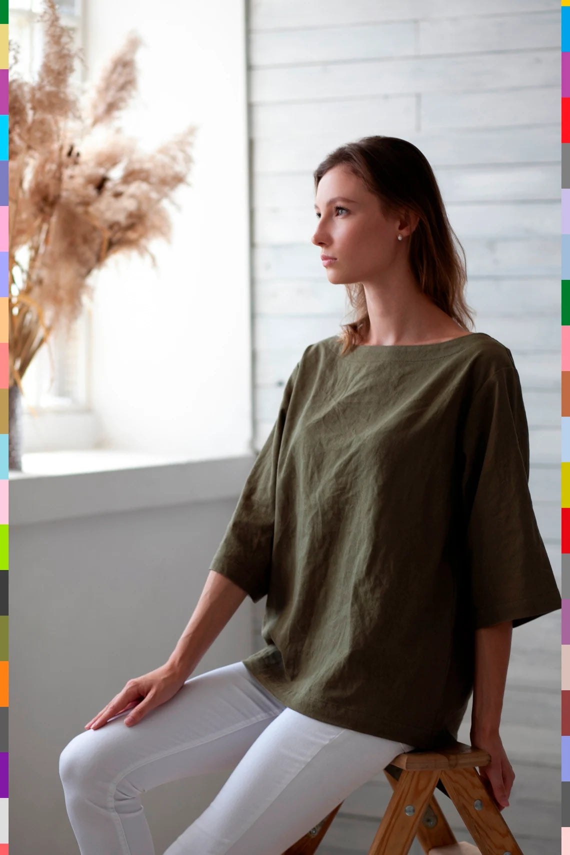 Linen Shirt
Linen Blouse
Linen Tunic
Soft Linen Shirt
Loose Linen Blouse
Khaki Linen Top
Flax Top Women
Italian Top Linen
Linen T-Shirt
Flax Shirt
Basic Linen Top
Minimal Linen Blouse
Oversized Linen Top