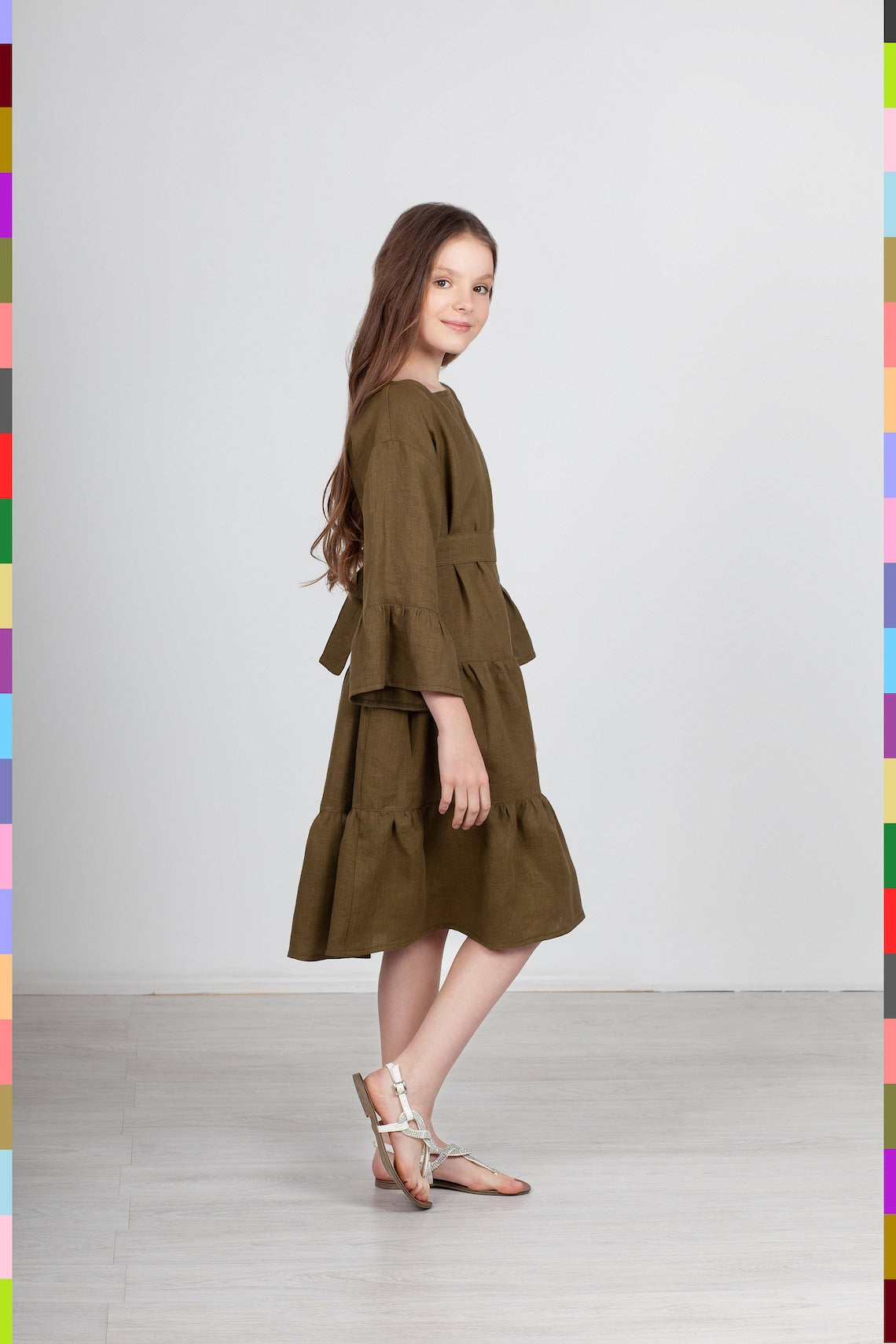 Kids Linen Dress
Kids Linen Dresses
Girl Linen Dress
Girls Linen Dresses
Soft Kids Dress
Fall Kids Dress
Khaki Kids Dress
Dress With Ruffles
Long Sleeve Dress
Midi Kids Dress
Kids Dresses
Dark Green Dress
Kids Khaki Dress