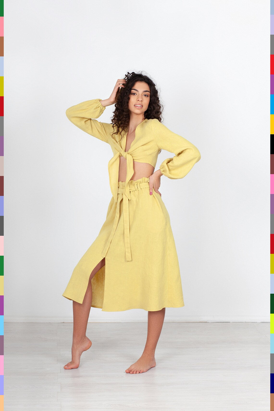 Yellow Skirt
Yellow Linen Skirt
Women Skirts
Summer Swing Skirt
Soft Skirt
Soft Linen Skirt
Skirts
Skirt With Slit
Linen Skirts
Linen Skirt
Linen Midi Skirt
Lemon Flax Skirt
Flax Skirt
843
