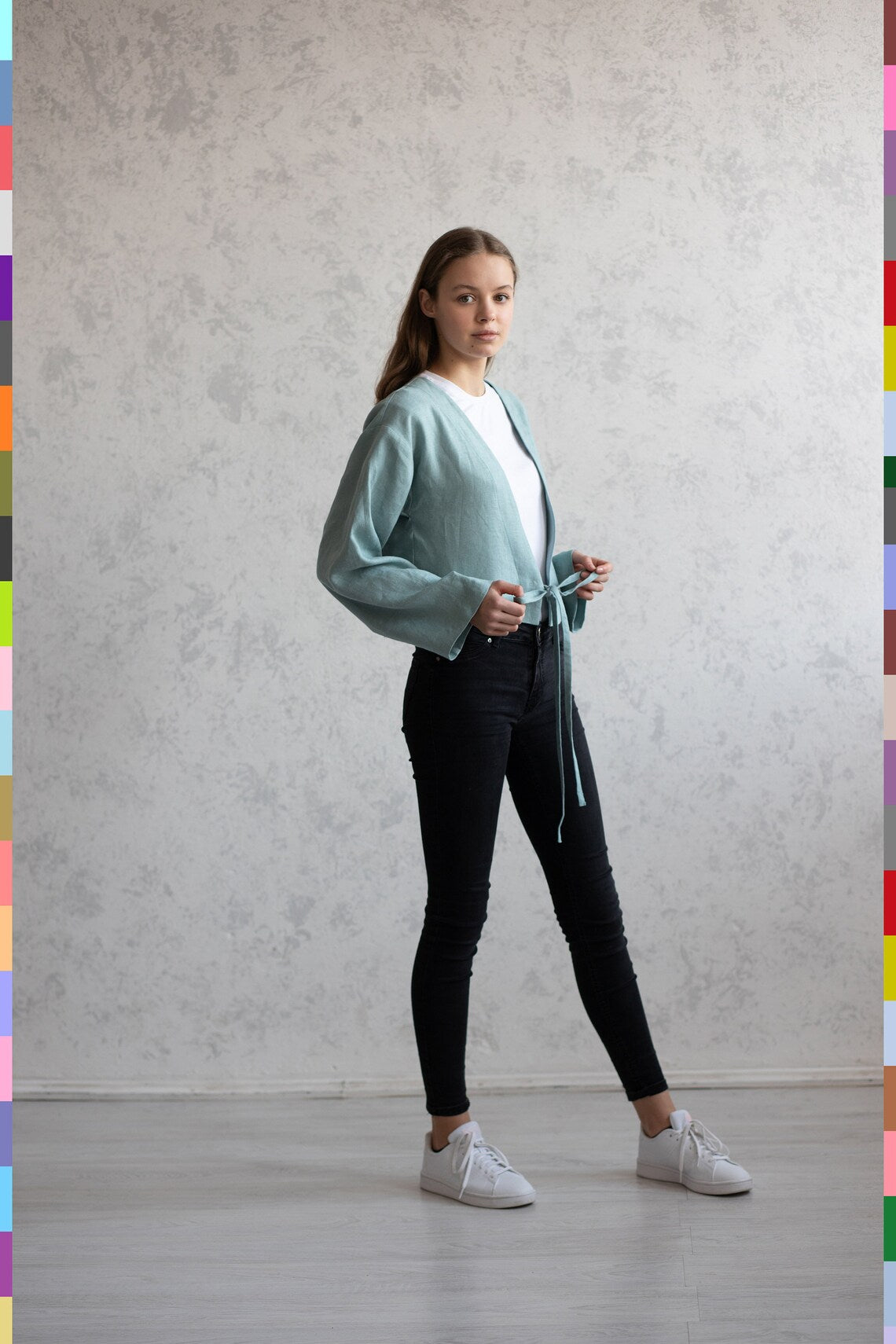 Woman Linen Top
Linen Tops
Linen Wrap Tops
Linen Blouse
Linen Kimono Shirt
Linen Shirt
Blue Women Top
Linen Crop Tops
Linen Open Top
Long Sleeve Blouse
Cropped Linen Blouse
Linen Shirts
Linen Tie Front Top
