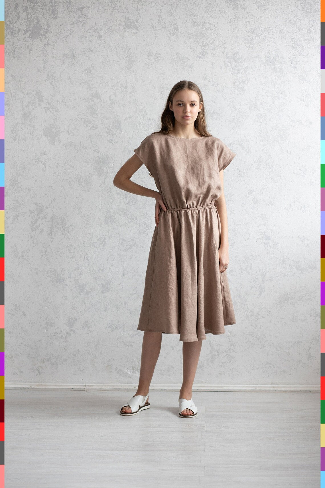 Italian linen women's dress Italian linen women's dress