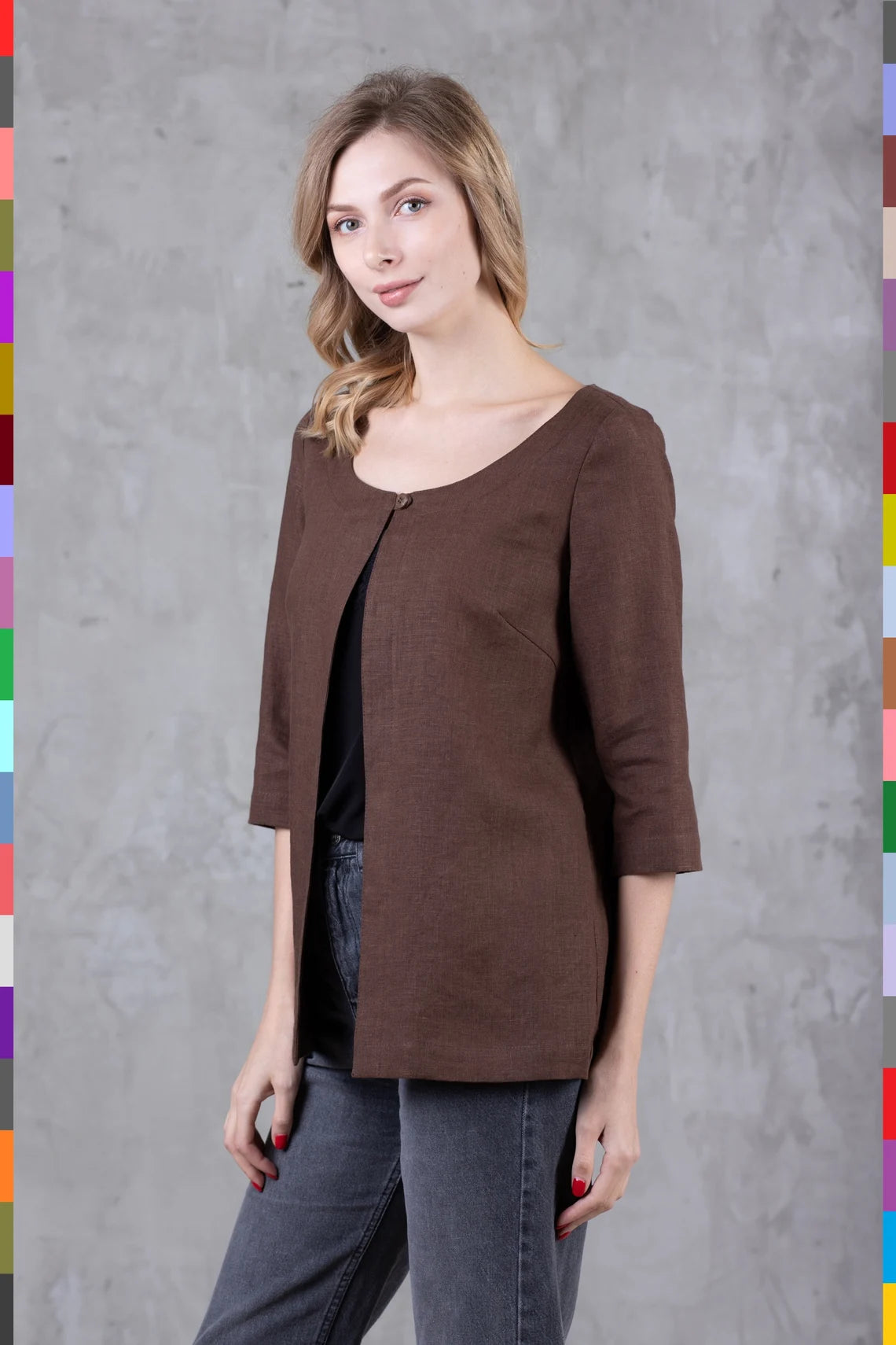 Linen Blouse
Linen Blouses
Women Blouse
Women Blouses
Summer Blouses
Italian Blouse
Custom Blouse
Linen Cape
One Button Blouse
Women's Jacket
Blouse With Sleeves
Women's Capes
Dark Brown Blouse