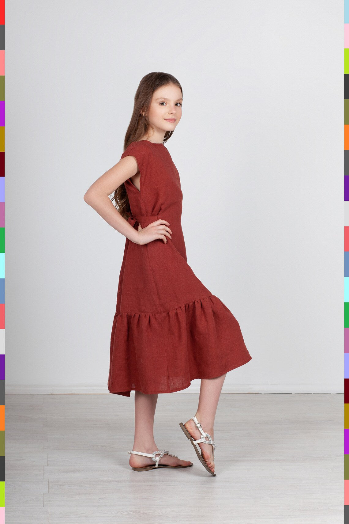 Kids Linen Dress
Girl Linen Dress
Soft Kids Dress
Long Kids Dress
Autumn Girls Gown
Terracotta Dress
Long Girls Dress
Retro Outfit
Sleeveless Dress
Retro Dress
Long Girls Dresses
Orange Girl Dress
Terracotta Linen