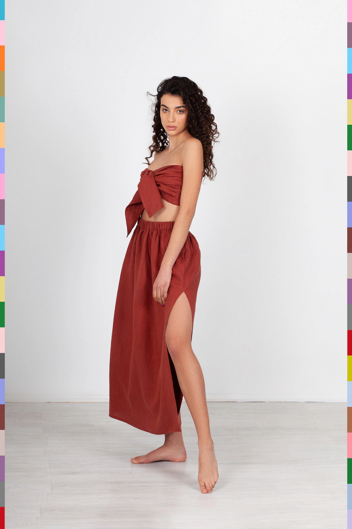 Linen Tanks
Flax Tanks
Top For Women
Linen Top Girl
Summer Linen Top
Linen Open Top
Linen Crop Top
Linen Tank Top
Orange Top
Linen Strapless Top
Terracotta Flax Top
Crop Top With Bow
Linen Bra With Bow