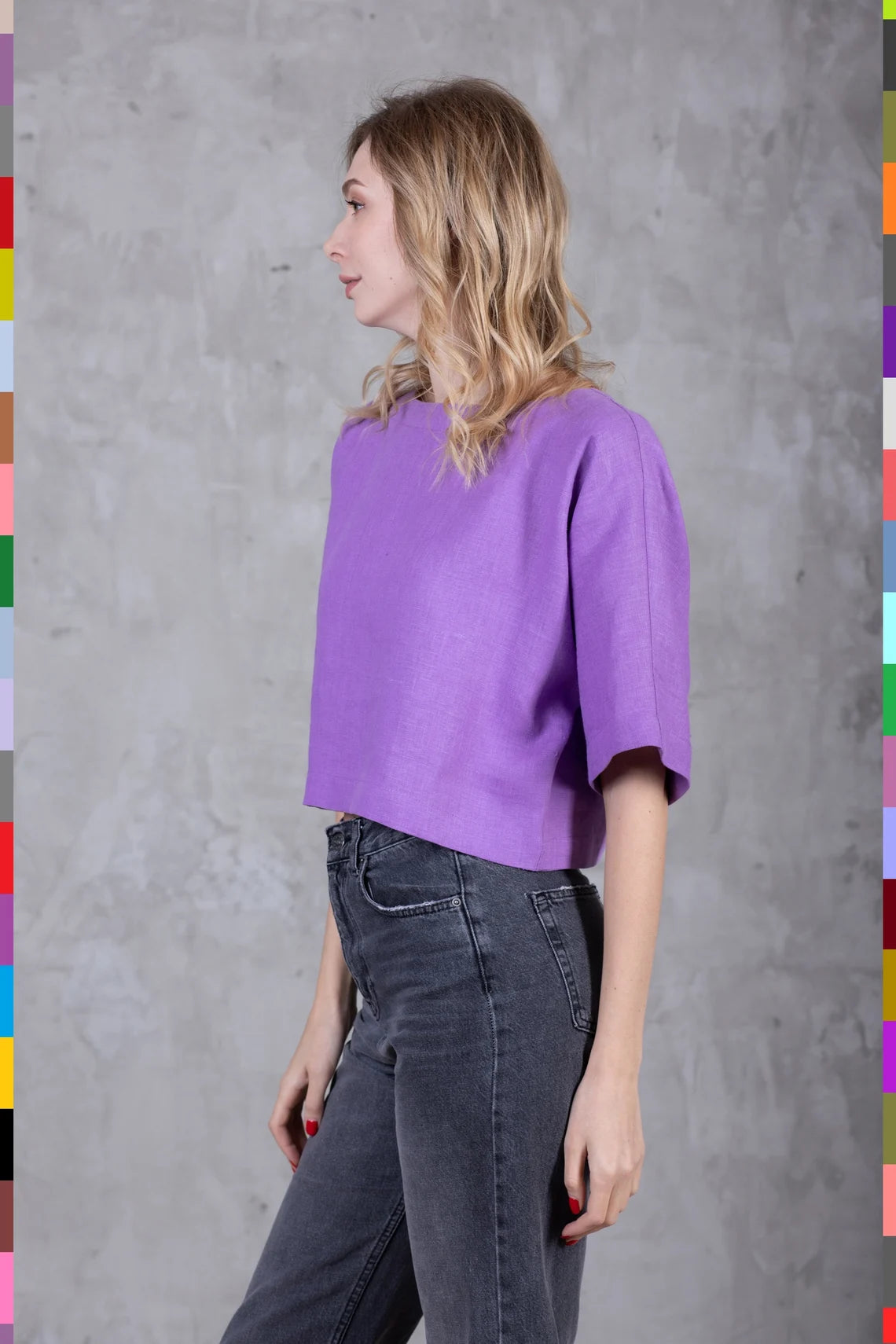 Linen Top
Women Linen Top
Linen Shirt
Woman Linen Top
Linen Tanks
Soft Linen Top
Linen T-Shirt
Cropped Blouse
Women's Blouse
Summer Blouse
Handmade Tops
Purple Linen Top
Half Sleeve Tops