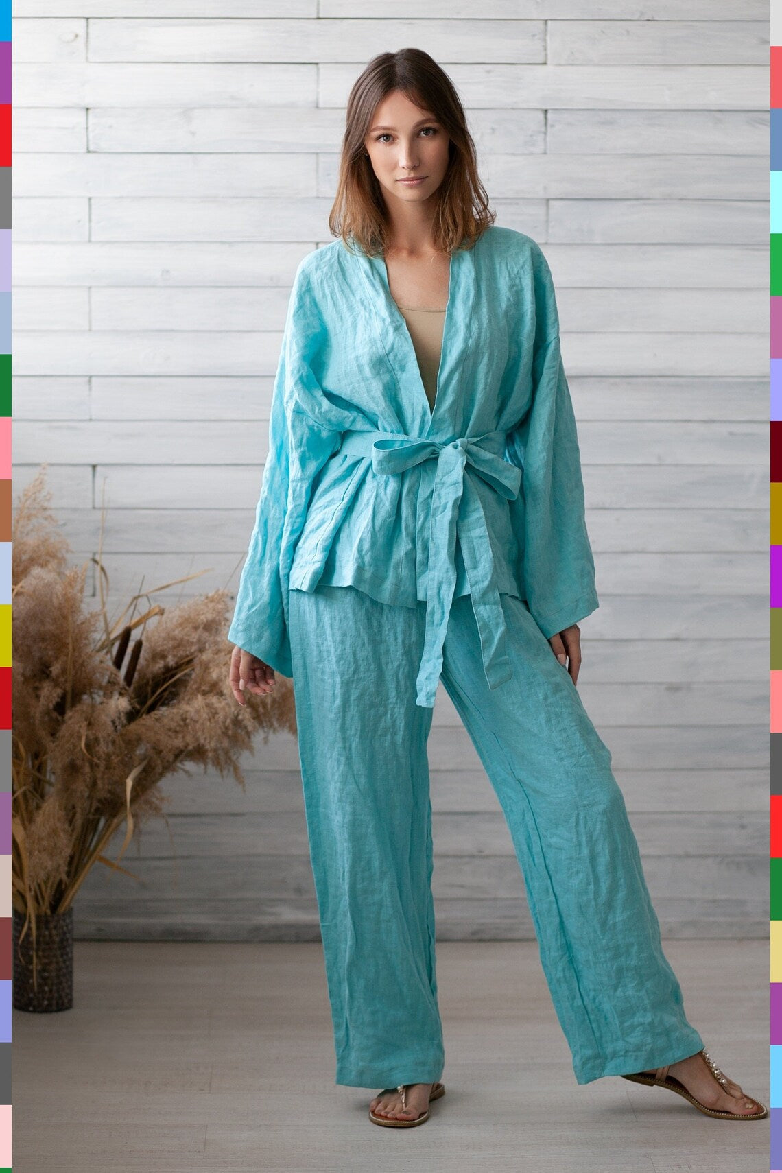 Linen Kimono
Women Kimono
Flax Kimonos
Kimono Robe
Linen Costumes
Flax Kimono Robe
Linen Women Kimono
Linen Costume
Linen Kimono Robe
Blue Flax Suit
Linen Loungewear
Kimono Pants Set
Flax Set