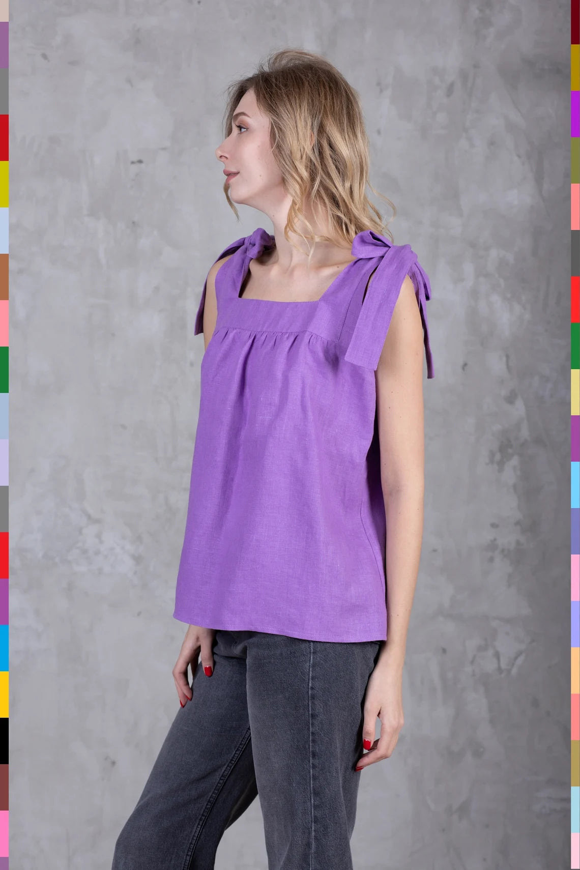 Linen Top
Linen Tops
Women Tops
Linen Casual Top
Linen Tank Tops
Women's Summer Top
Sleeveless Blouse
Washed Linen Top
Sleeveless Tops
Women's Shirt
Linen Blouse
Linen Violet Top
Purple Top