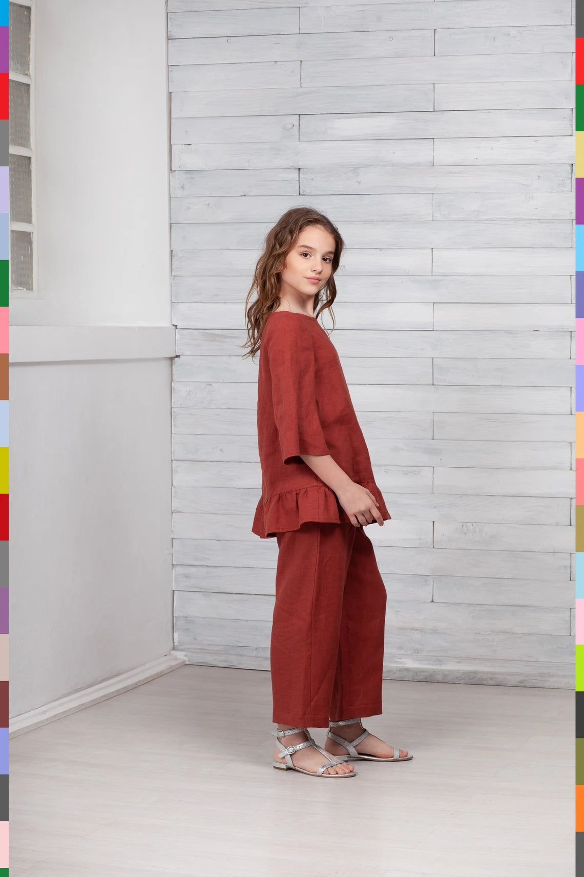 Summer Kids Tunic
Kids Linen Blouse
Girl Linen Tunic
Kids Flax Tunic
Kids Tunics
Girls Linen Tunics
Tunics For Girls
Ruffle Flax Blouse
Timeless Fashion
Terracotta Kids Top
Top With Ruffles
Girls Linen Top
Simple Teen Blouse