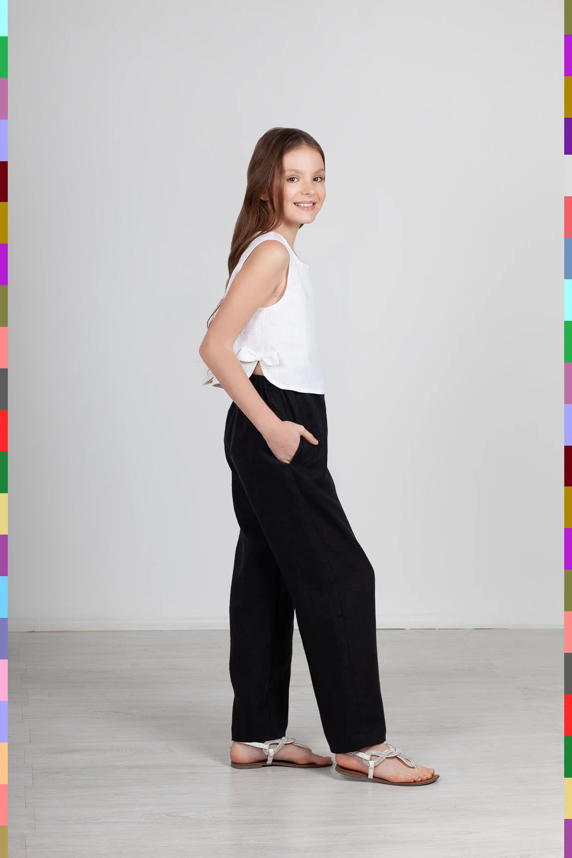 Summer Kids Pants
Kids Linen Pants
Kids Pants
Linen Pants
Girl Linen Pants
Kids Linen Trousers
Black Kids Pants
Girls Linen Pants
Beach Girls Pants
Summer Kids Trousers
Girls Casual Pants
Straight Trousers
Teen Straight Pants