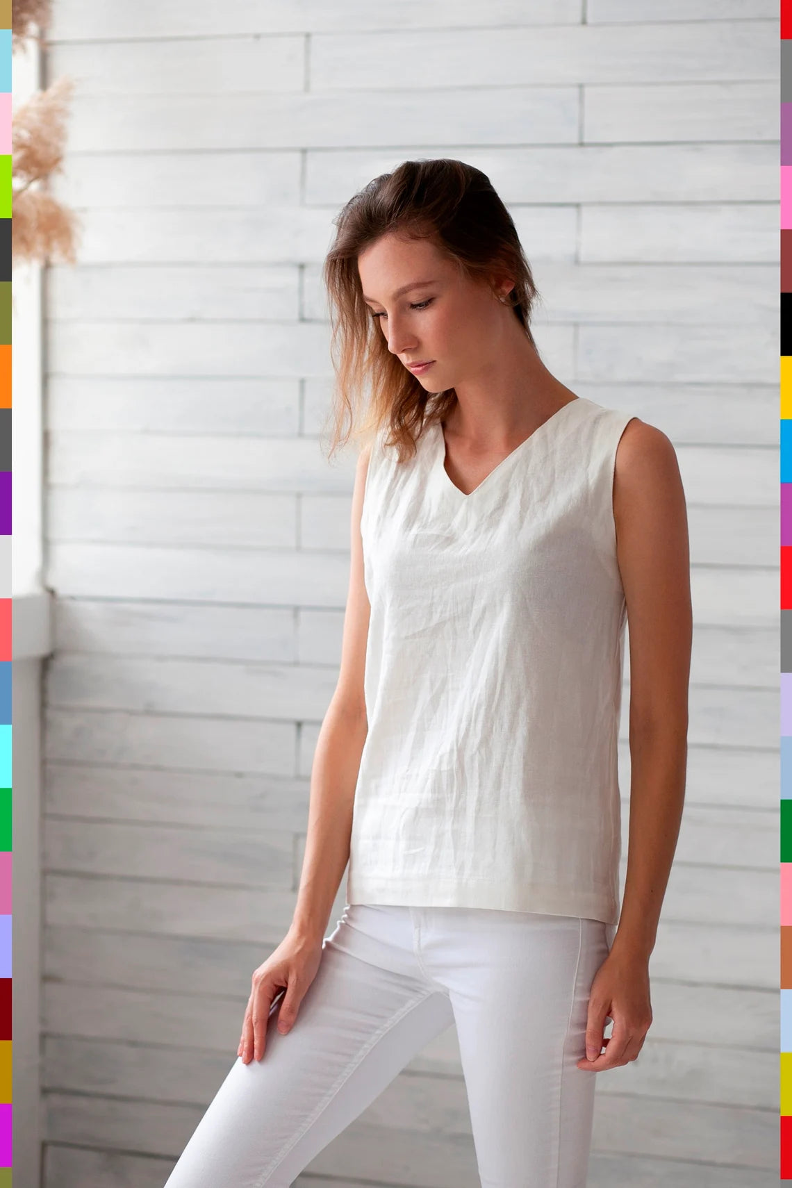 Linen Top
Women Linen Top
Linen T-Shirt
Linen Shirt
Flax Top
Woman Linen Top
Linen Tops
Linen Tanks
Soft Linen Top
White Flax Top
V-Neck Linen Top
White Linen Tank
Basic Linen Top