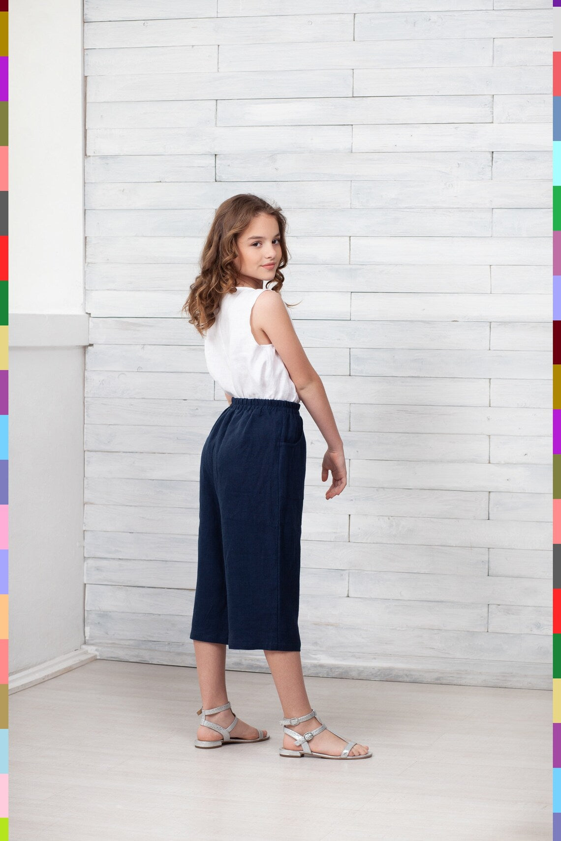 Kids Linen Italy
Summer Kids Pants
Kids Linen Capris
Kids Pants
Girl Linen Pants
Girl Capris
Girl Linen Capris
Short Flax Pants
Fisherman Kids Pants
Navy Blue Kids Capri
Summer Teen Pants
Children Shorts
Capri With Pockets