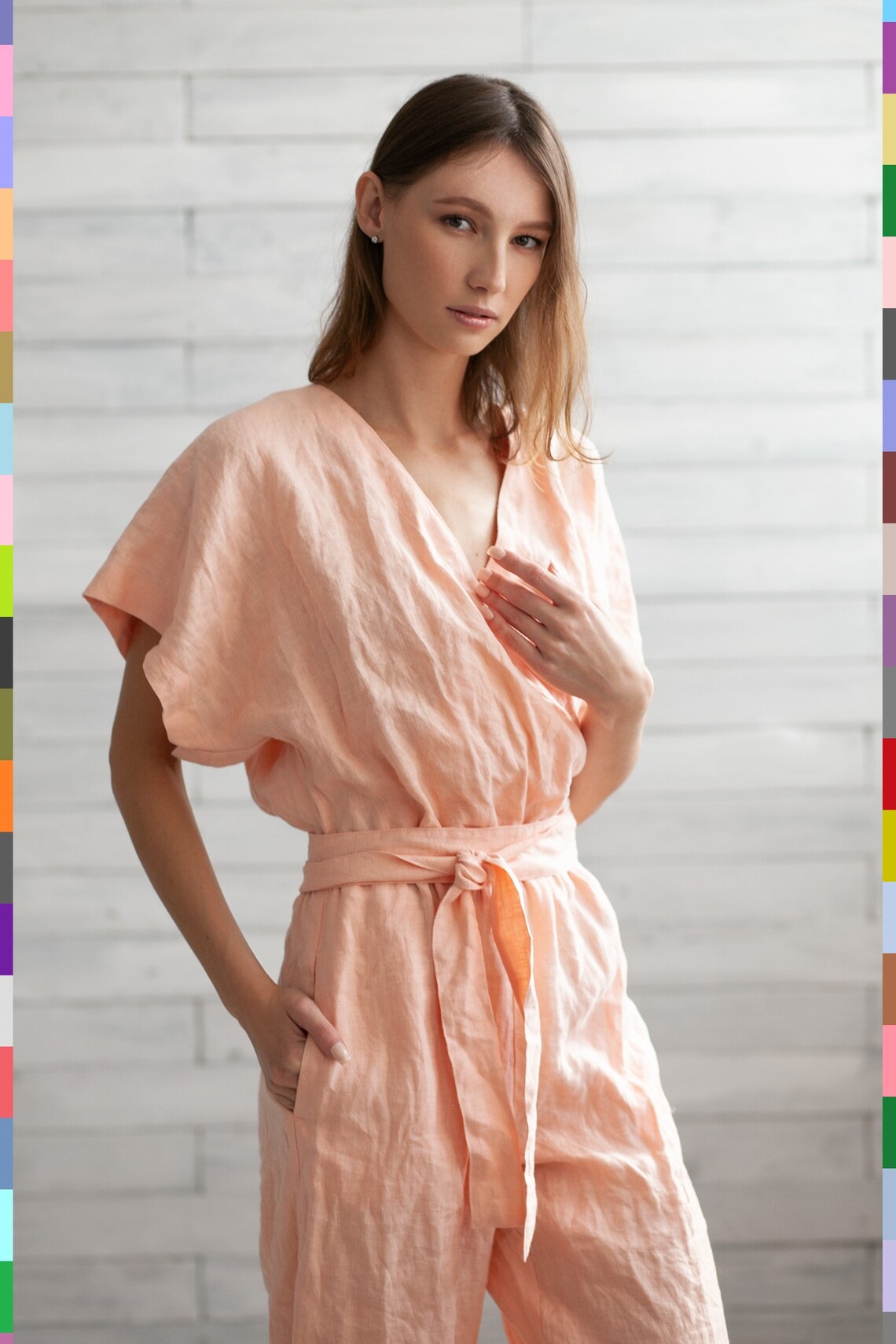 Wrap Flax Romper
Women Loose Costume
Women Linen Romper
Pink Linen Jumpsuit
Linen Overalls
Linen Overall
Linen Jumpsuit
Linen Dress
Linen Clothings
Linen Clothes
Jumpsuits
Flax Jumpsuit
Casual Playsuit
191