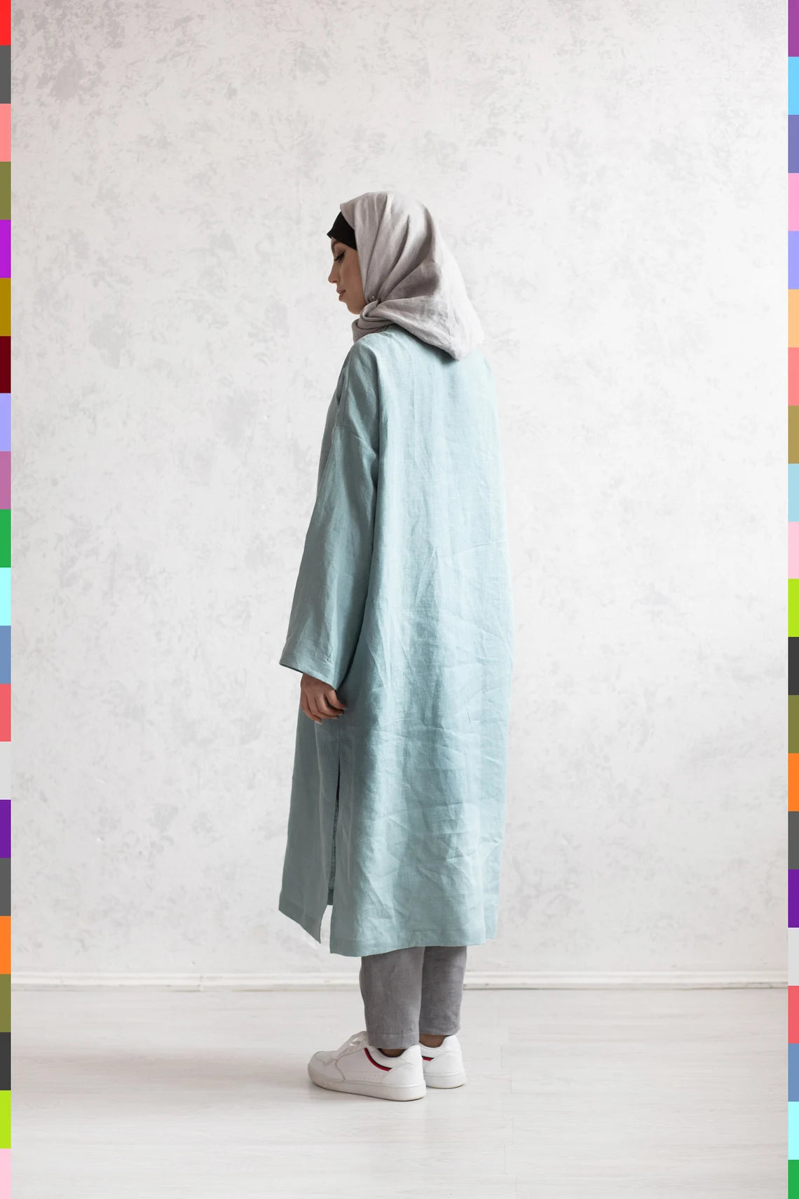 Islamic Clothing Muslim Clothing HIjab Islamic Clothes Muslim Clothes Religion Clothing Moslem Clothing Linen Hijab Linen Muslim Clothes Cultural Clothes Women's Hijab Woman Hijabs Flax Abaya
