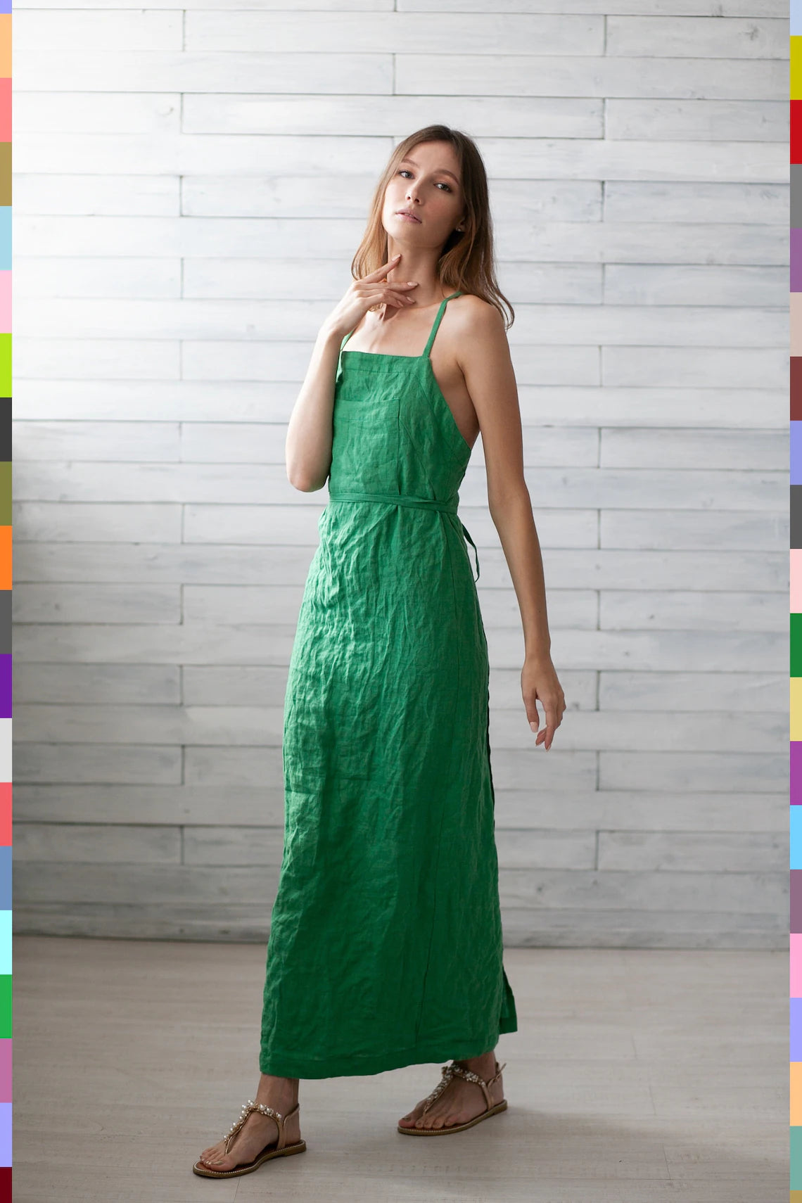 Italian linen women's dress