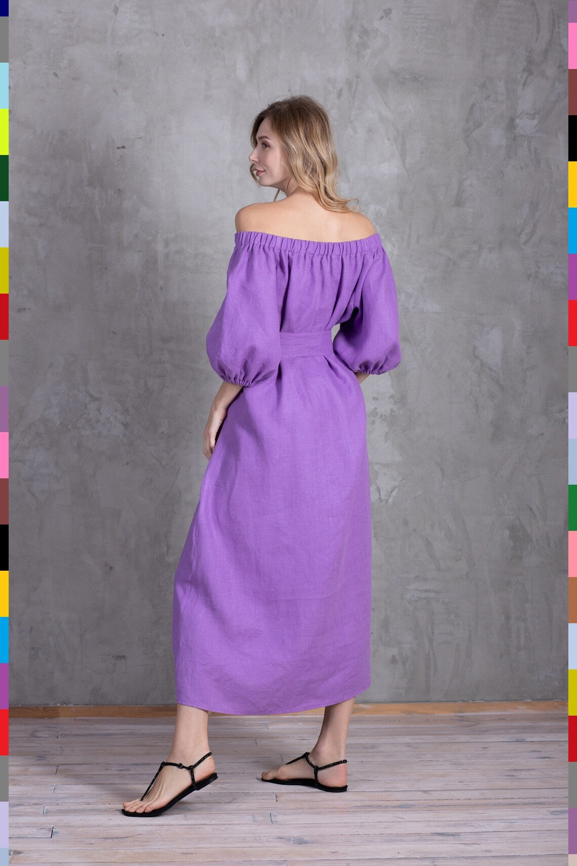 Italian linen women's dress