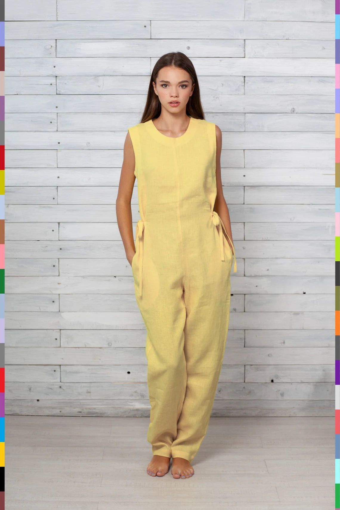 Linen women jumpsuit