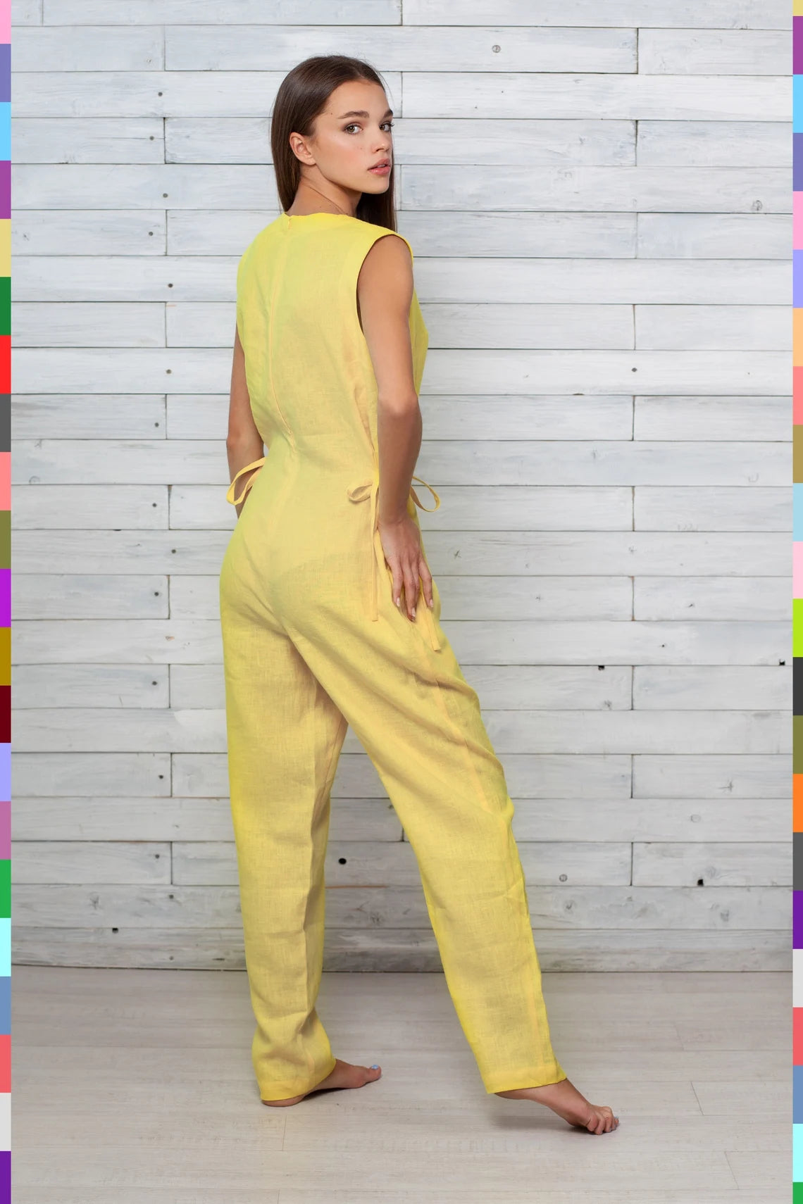 Linen women jumpsuit