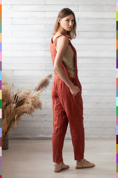 Linen women jumpsuit