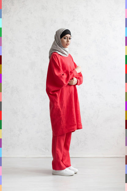 Islamic Clothes Muslim Clothes 
Abaya Costume Abaya Set 
Jilbab Costumes Jilbab Sets Linen Jilbabs Bright Abaya Color Jilbabs 
Red Abaya Muslim Costumes Flax Abayas Flax Abaya