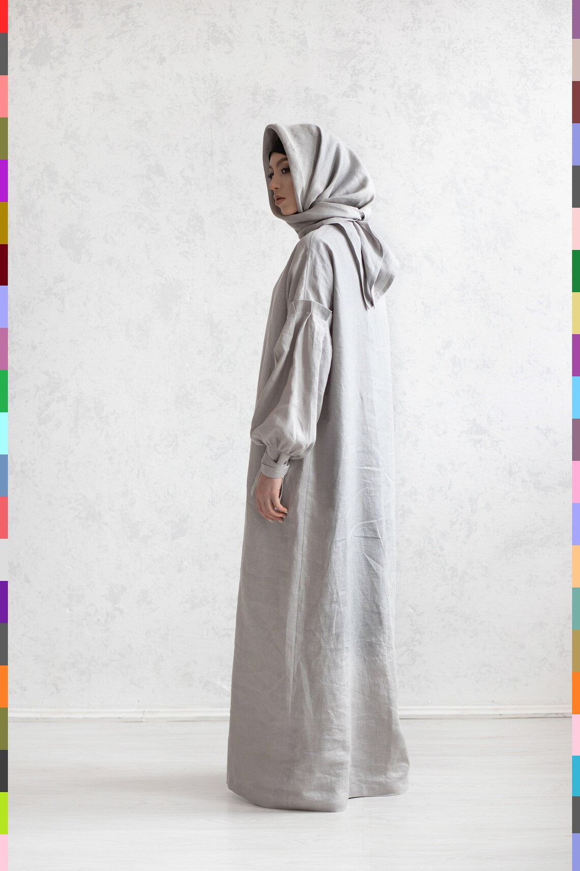 Islamic Clothing Muslim Clothing Muslim Clothes Religion Clothing Linen Hijab Linen Muslim Clothes Linen Jilabs Arabic Clothing Linen Abaya Flax Abayas Islamic Coats Muslim Tunic Linen Muslim