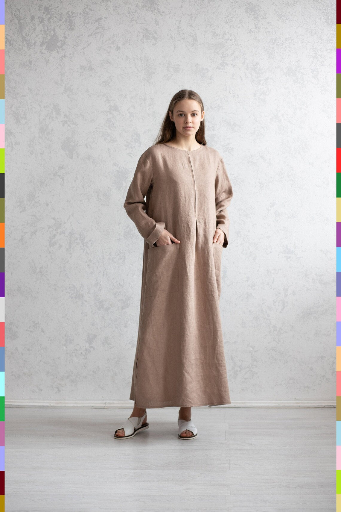 Vintage Linen Dress
Vintage Dresses
Solid Dress
Pure Linen Dress
Plus Size Dress
Loose Dress
Long Sleeve Dress
Long Linen Dresses
Linen Dresses
Female Clothes
Elegant Linen Dress
Dresses
Casual Dress
Autumn Casual
435