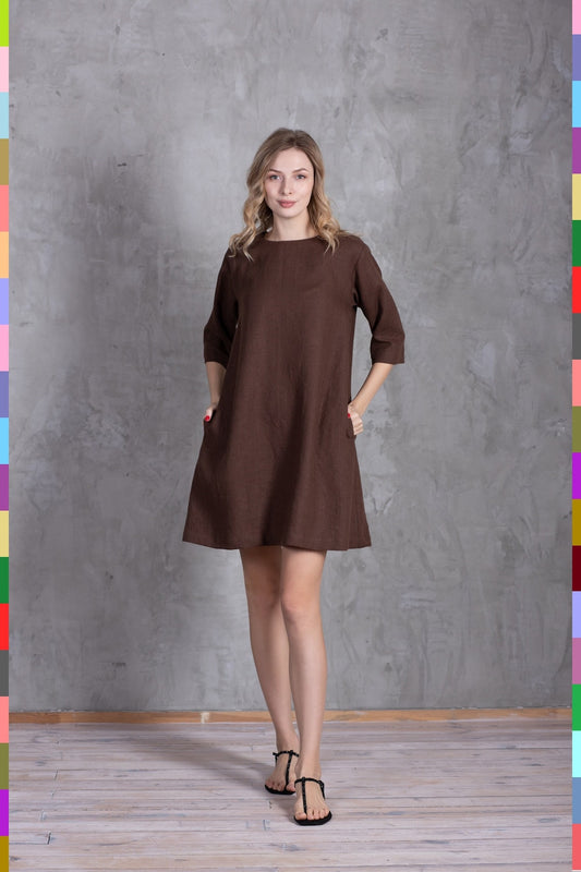 Smock Linen Dress
Oversized Dress
Midi Flax Dress
Loose Linen Tunic
Linen Dresses
Linen Dress Women
Linen Dress
Half Sleeves Dress
Flax Dress
Dresses
Dark Brown Dress
Chocolate Dress
Casual Dress
Beautiful Dress
602